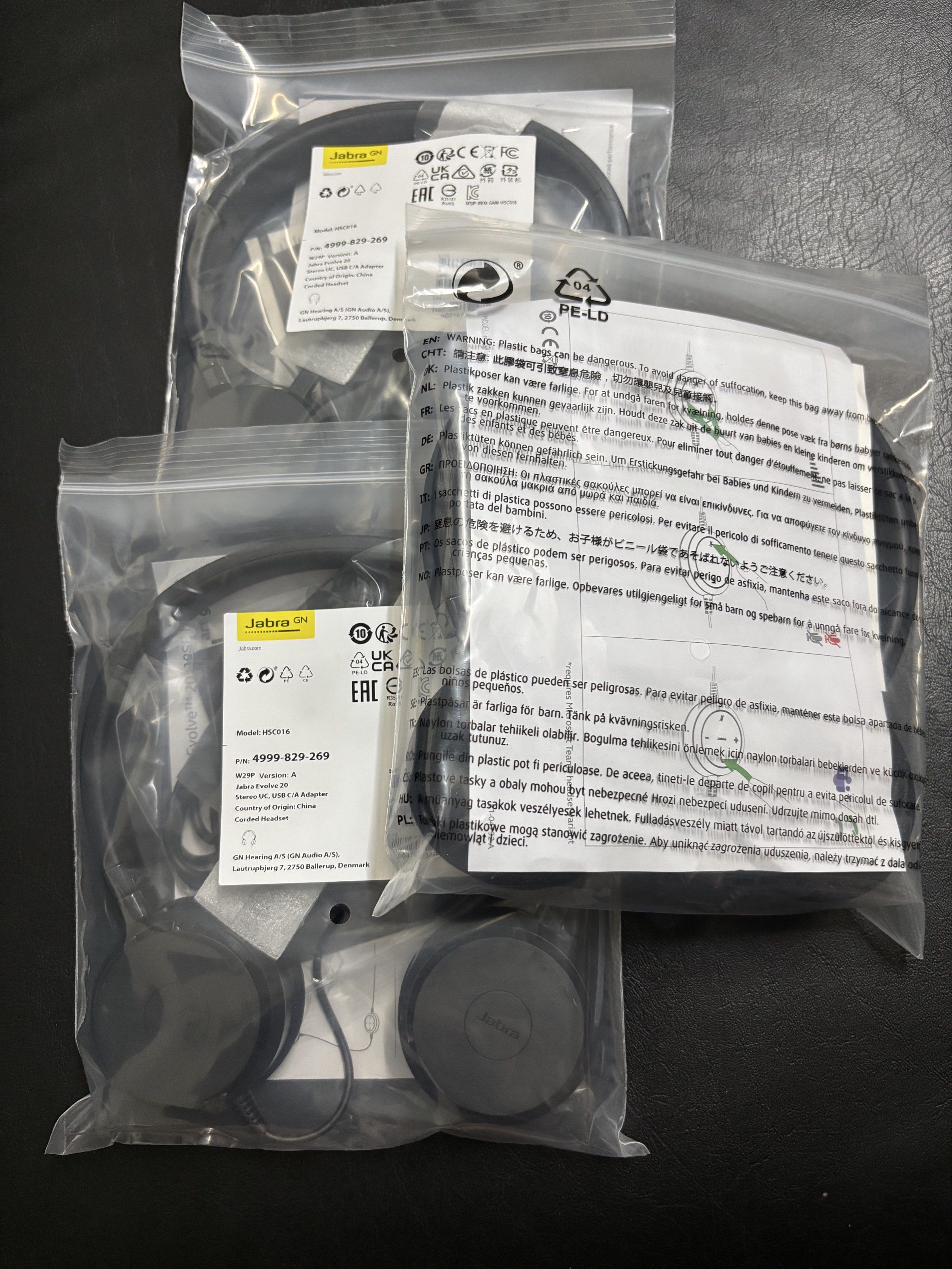 Jabra evolve 20 UC USBC/A stereo headset (Category: Headphones & Headsets) located in Pasig City. Submitted by elevenitsolutions (Listing ID 1411988749, Image 1). Description: Janbra evolve 20 UC USB c/A onstock- 36 units onhand.