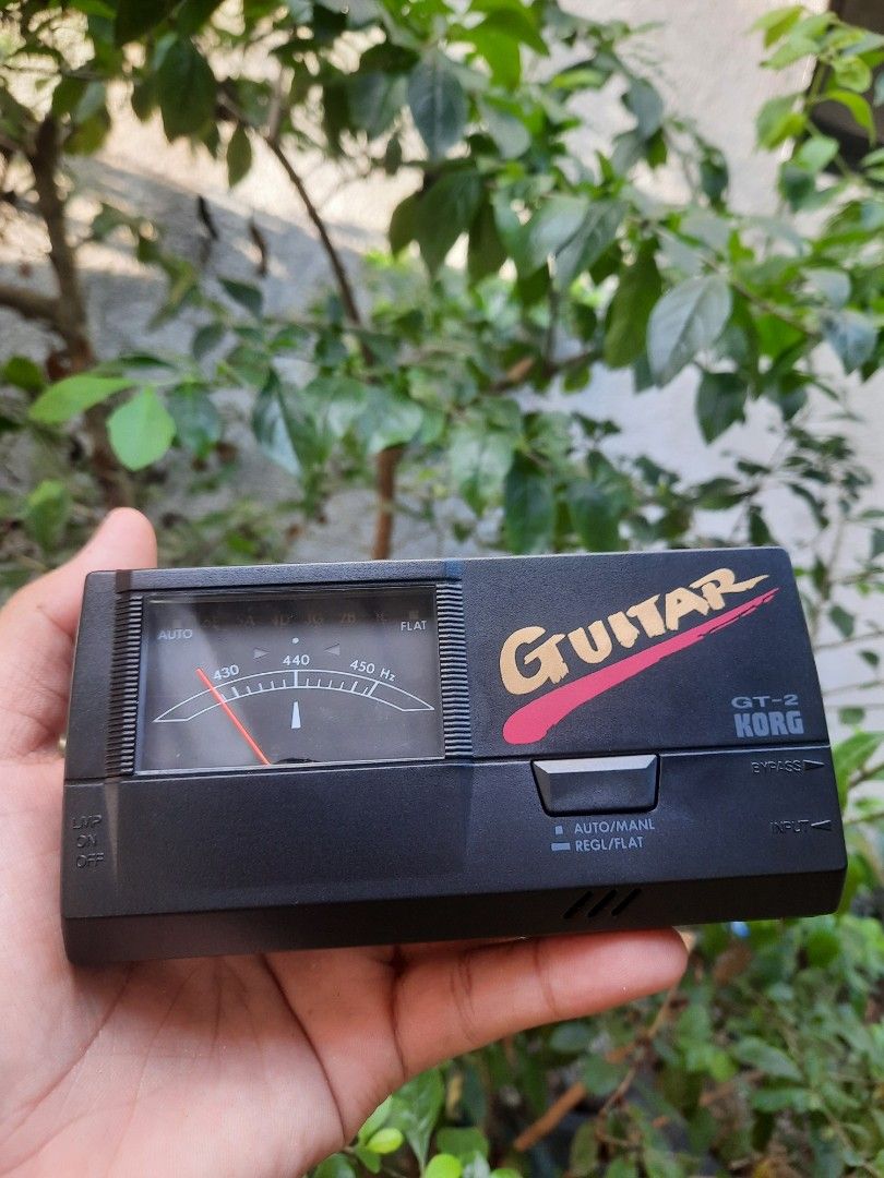 Korg Model GT-2 Guitar Tuner, an analog meter tuner (Category: Musical Instruments) located in Calauan. Submitted by binz_ramos (Listing ID 1419089567, Image 2). Description: .