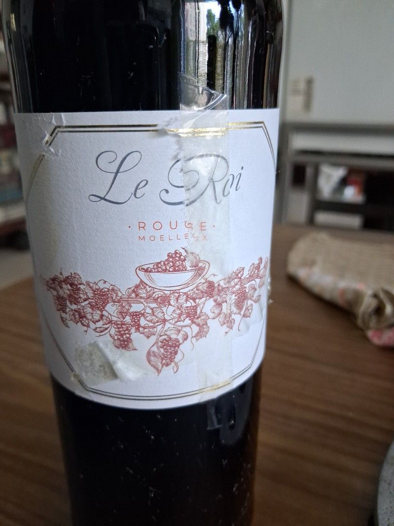 Le Rois Rouge Le Roi Rouge Moelleux red Wine 750ml, Food & Drinks, Alcoholic ...