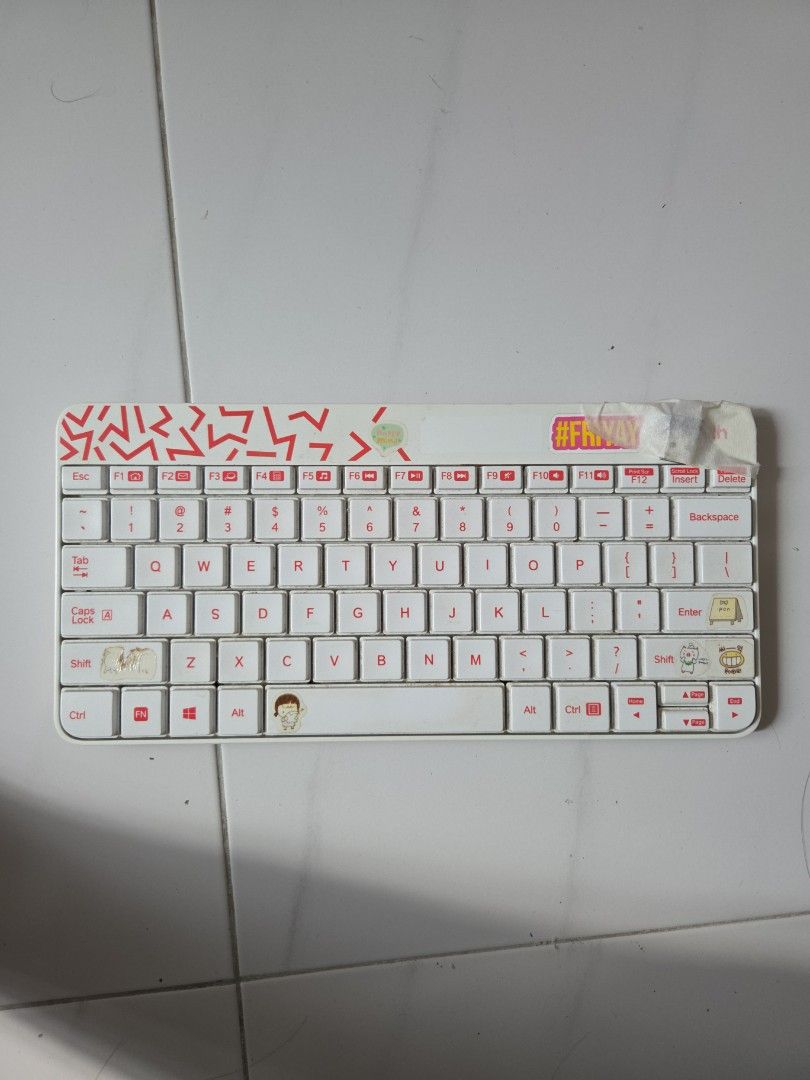 Logitech K240 White Wireless Keyboard - Used444564846905937920