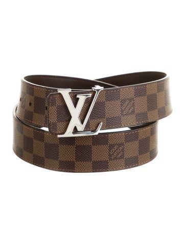 Louis Vuitton Damier Ebene Belt (Category: Luxury Accessories) located in Caloocan City. Submitted by urbantreasures9 (Listing ID 1419083204, Image 1). Description: Authentic Louis Vuitton Damier Ebene belt. Features the iconic Damier Ebene canvas with a silver-tone buckle. The buckle has the LV logo. The belt is brown and has a checkered pattern. A classic and stylish accessory..