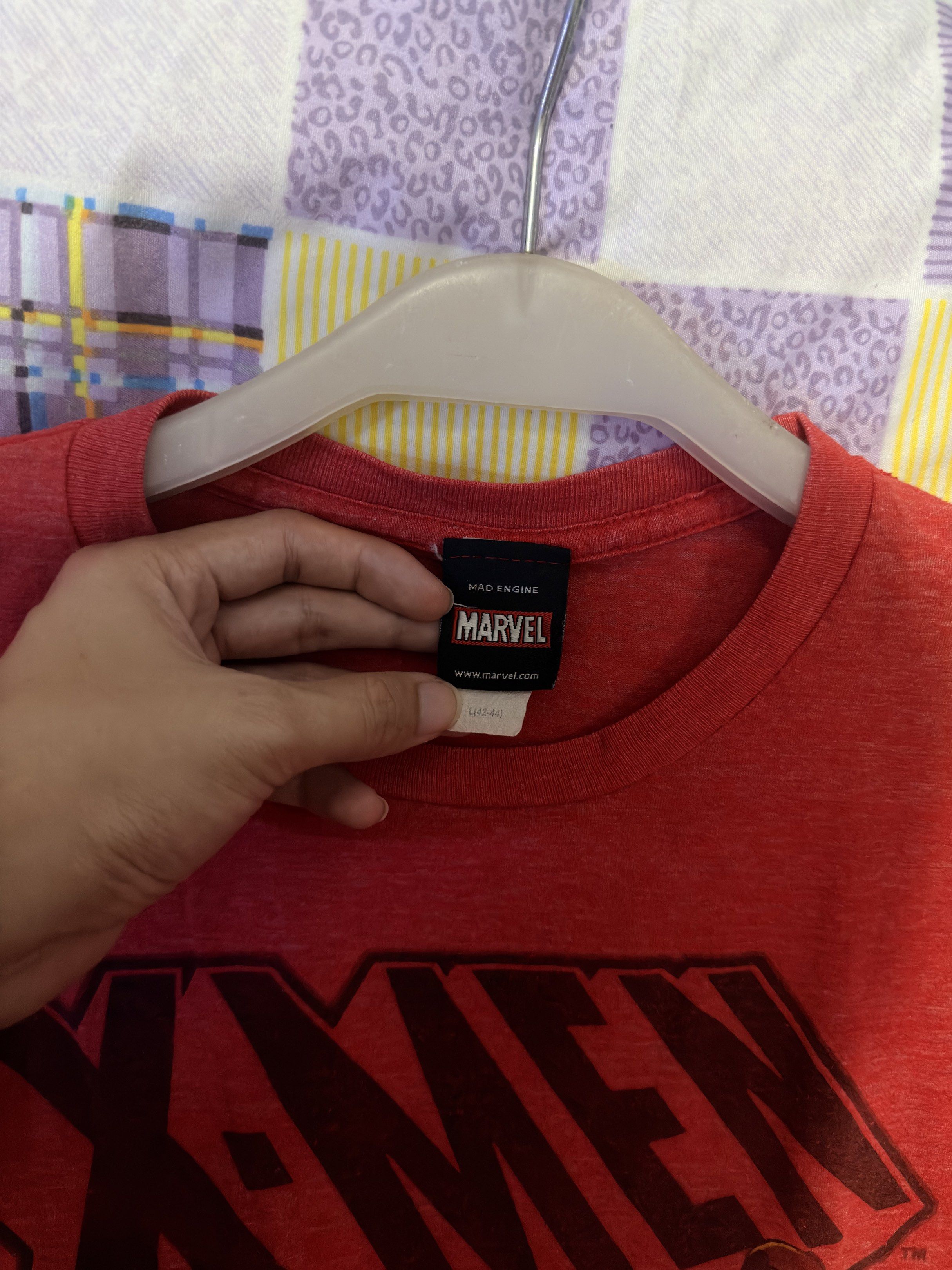Marvel Mad Engine - X-men 95 (Category: Tshirts & Polo Shirts ) located in Manila. Submitted by goodhumanbeing (Listing ID 1419181340, Image 3). Description: Marvels - X-Men 95 Tag: Mad Engine Hard Tag Size: Large Dimensions: 20.5x28 Issues: Graphic Fading .