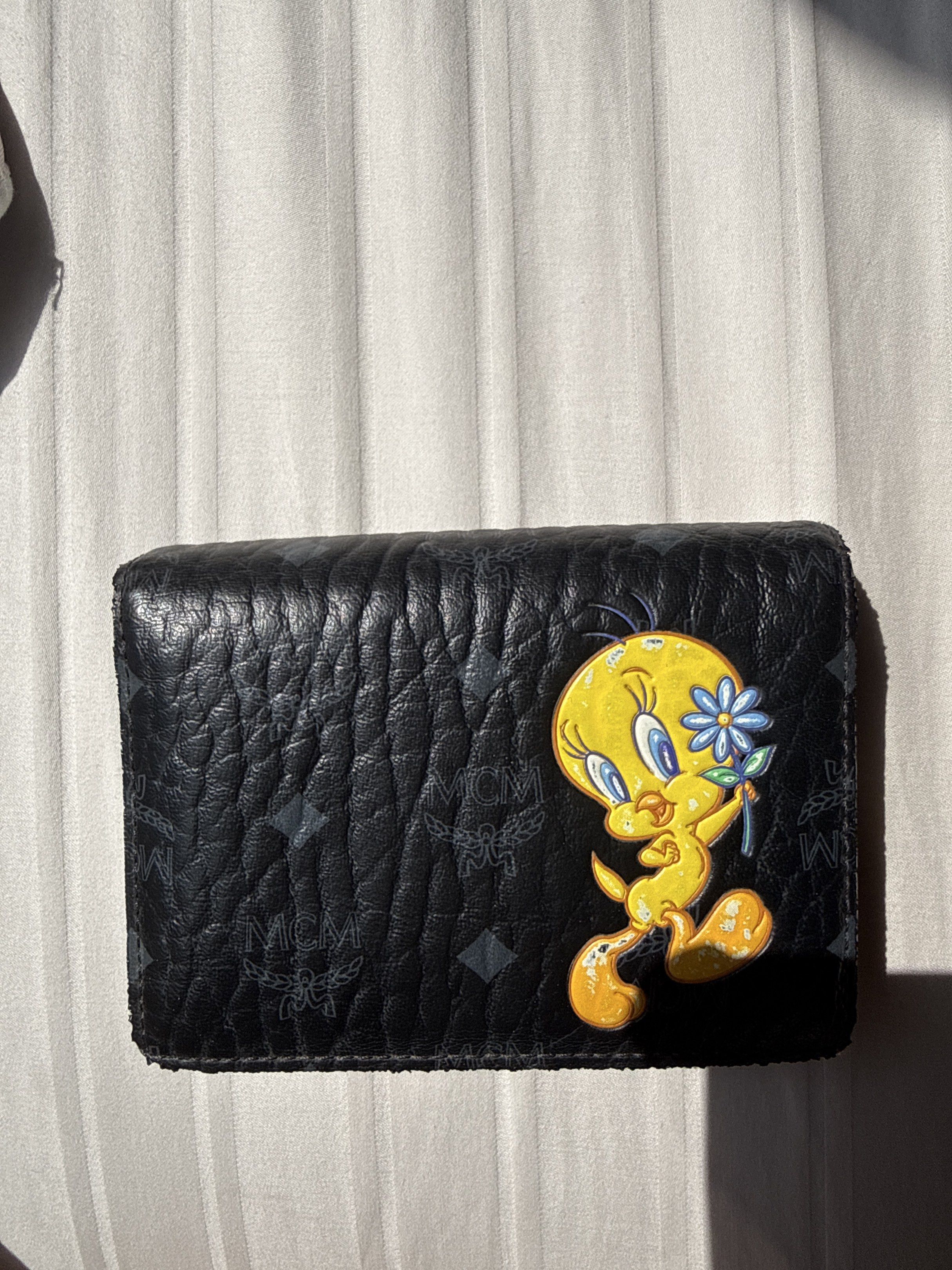 MCM x Looney Tunes Tweety Bird Wallet limited edition, Luxury, Bags ...