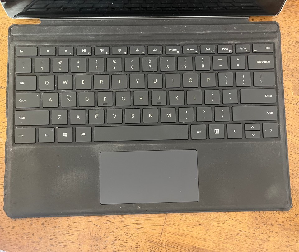 Microsoft Surface Pro Type Cover / Keyboard (DEL not working
