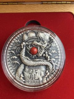 Chinese dragon silver coin For Sale | Buy 500+ Chinese dragon