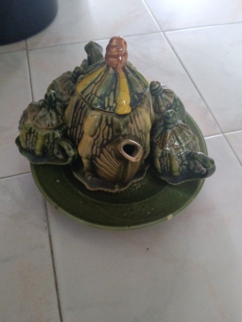 [NEW] Vintage Ceramic Teapot Set444068688728565760
