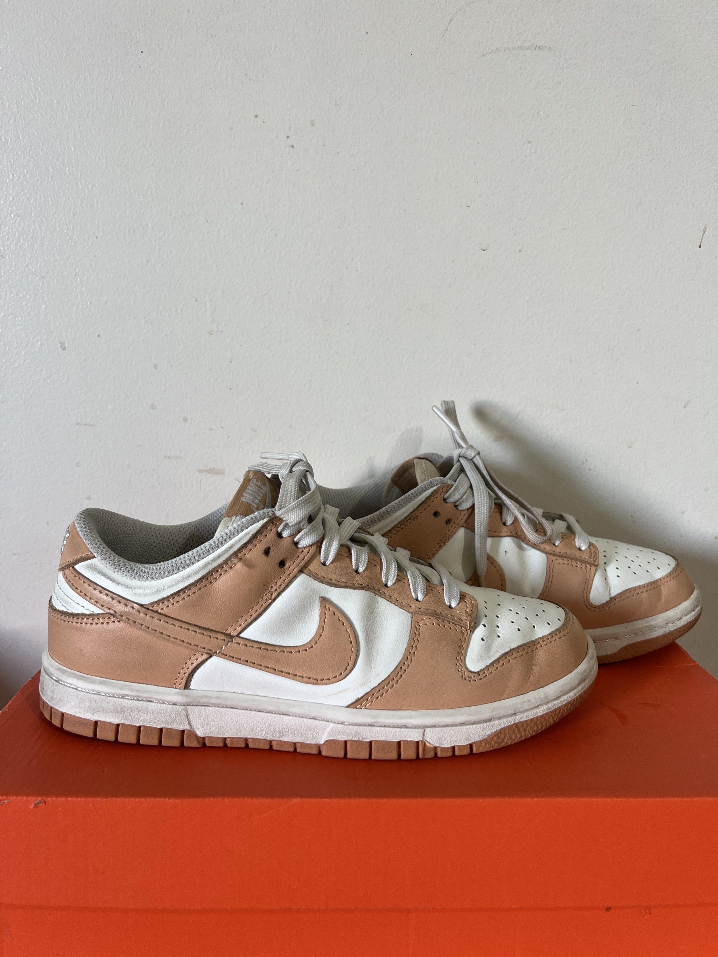 Nike Dunk Low "Harvest Moon" sneakers (Category: Sneakers) located in Pasay City. Submitted by lovedbytrixia (Listing ID 1419054572, Image 2). Description: - Nike Dunk Low sneakers - 23CM - no original box but can provide nike bos during delivery -Original -RFS: need funds for my cat’s hospital bill.