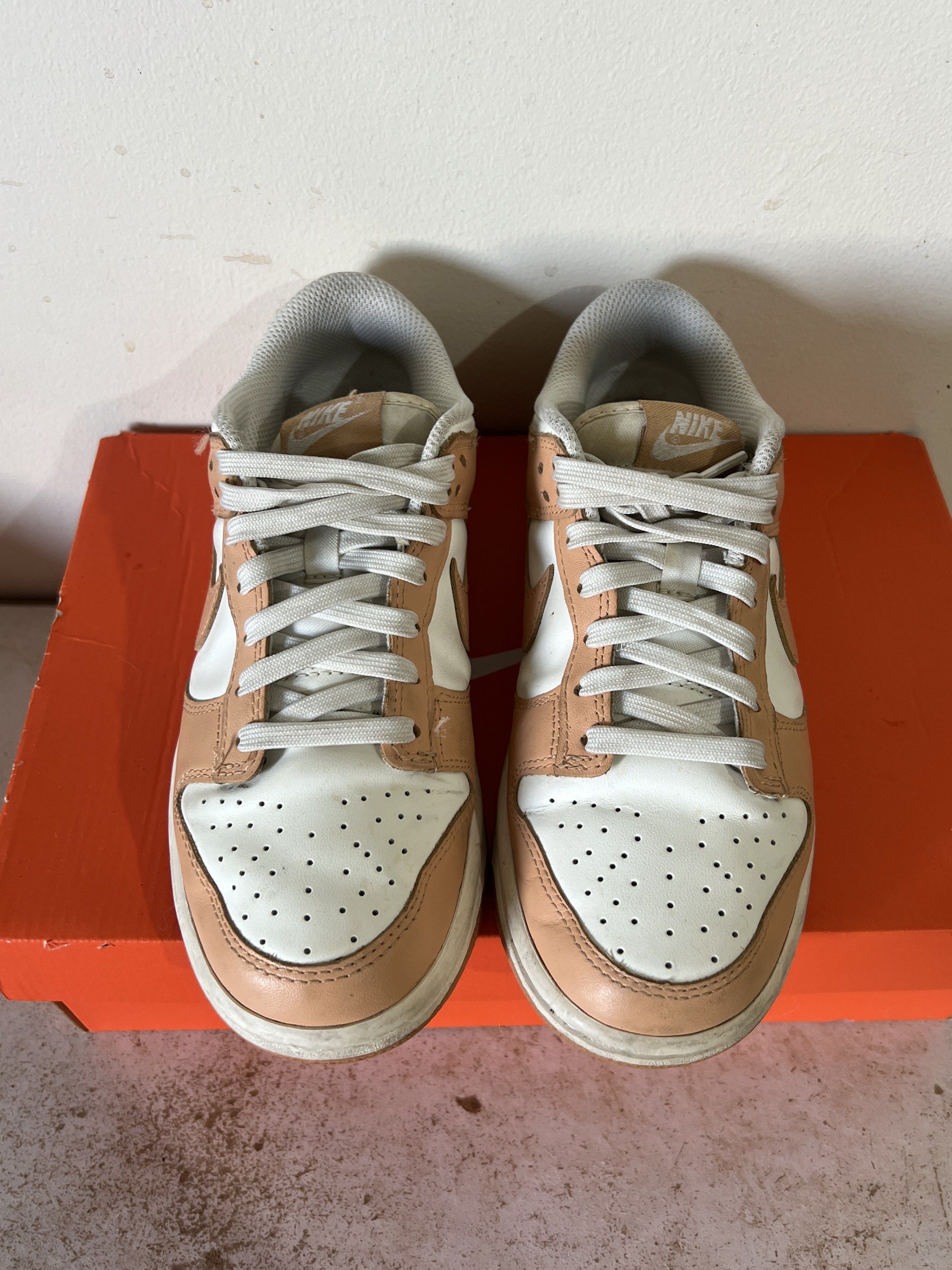 Nike Dunk Low "Harvest Moon" sneakers (Category: Sneakers) located in Pasay City. Submitted by lovedbytrixia (Listing ID 1419054572, Image 3). Description: - Nike Dunk Low sneakers - 23CM - no original box but can provide nike bos during delivery -Original -RFS: need funds for my cat’s hospital bill.