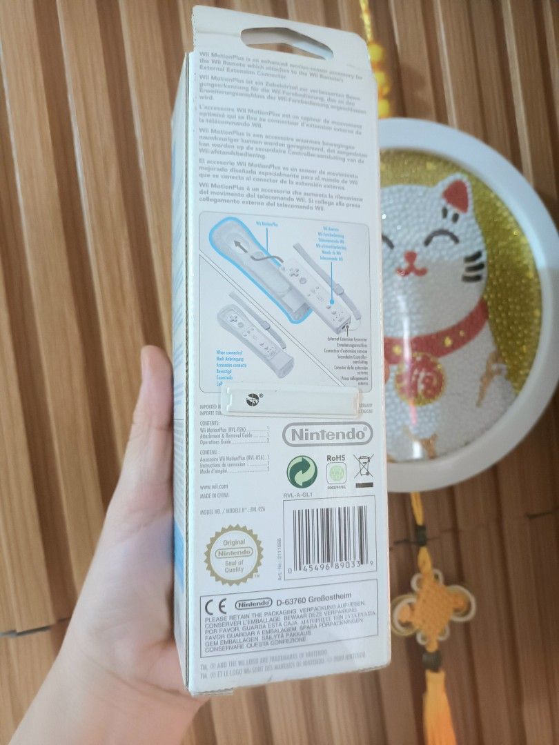 Nintendo Wii Motion Plus Brandnew (Category: Nintendo) located in Cavite. Submitted by katana_20 (Listing ID 1419038217, Image 2). Description: 🎮Brandnew and Sealed Nintendo Motion Plus 🎮Simple. Intuitive. Easy to use. Connect the Wii MotionPlus accessory to your Wii Remote controller to increase accuracy and enhance play control on compatible games. Look on the back of Wii Game Disc packaging to see which games are specially designed for use w