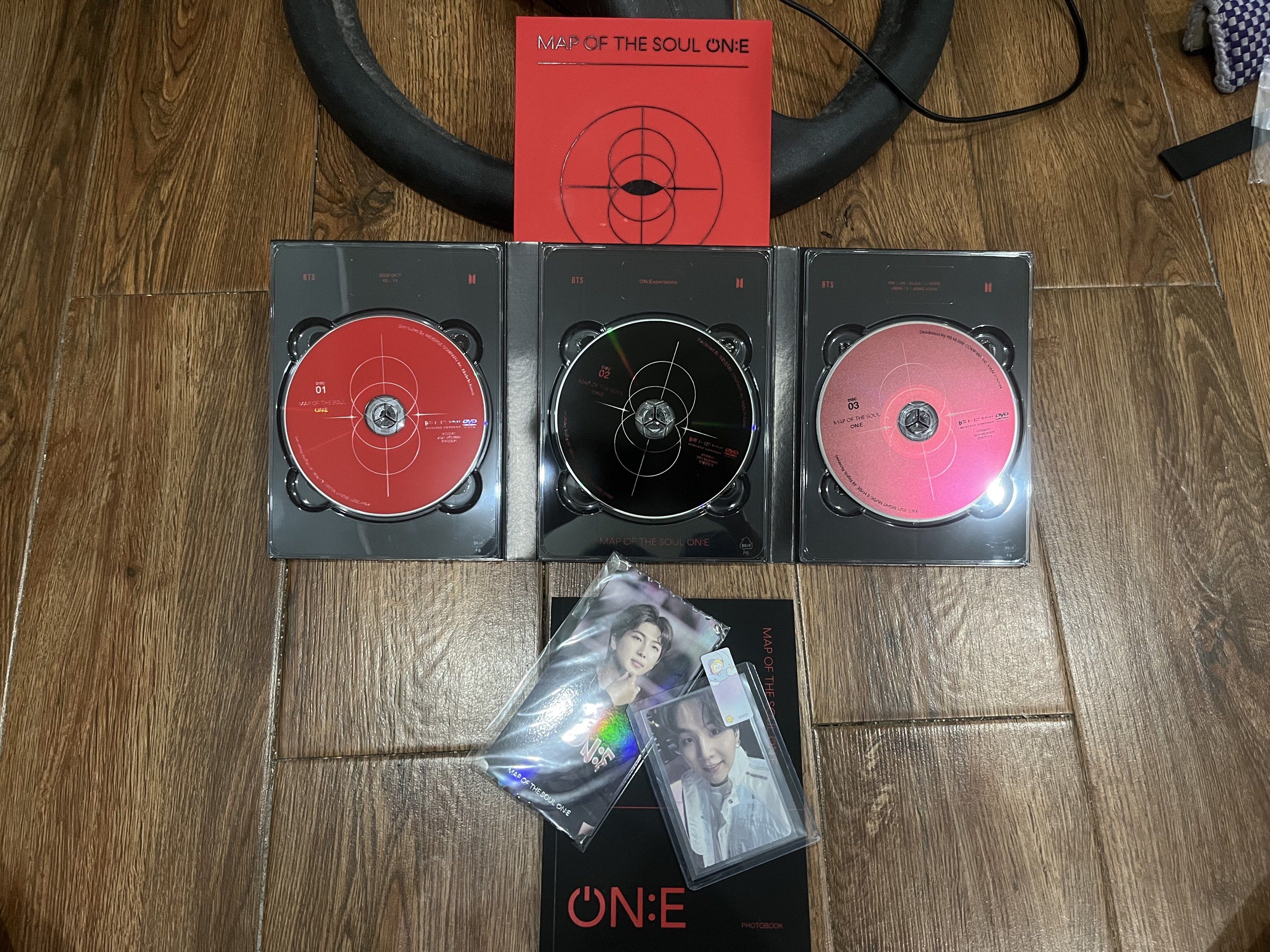 [ON HAND] MAP OF THE SOULD ON:E DVD (Category: CDs & DVDs) located in Paranaque City. Submitted by bianci (Listing ID 1419166285, Image 2). Description: Unsealed— Opened one or two times to check the photocard and photobook Have never played the DVDs Bought from Weverse on pre-order Inclusions: - Outbox - Digipack (complete 3 discs) - Photobook - Hologram Photo Ticket Set - Photocard RFS: decluttering mop: Gcash, Maya, BDO, BPI.