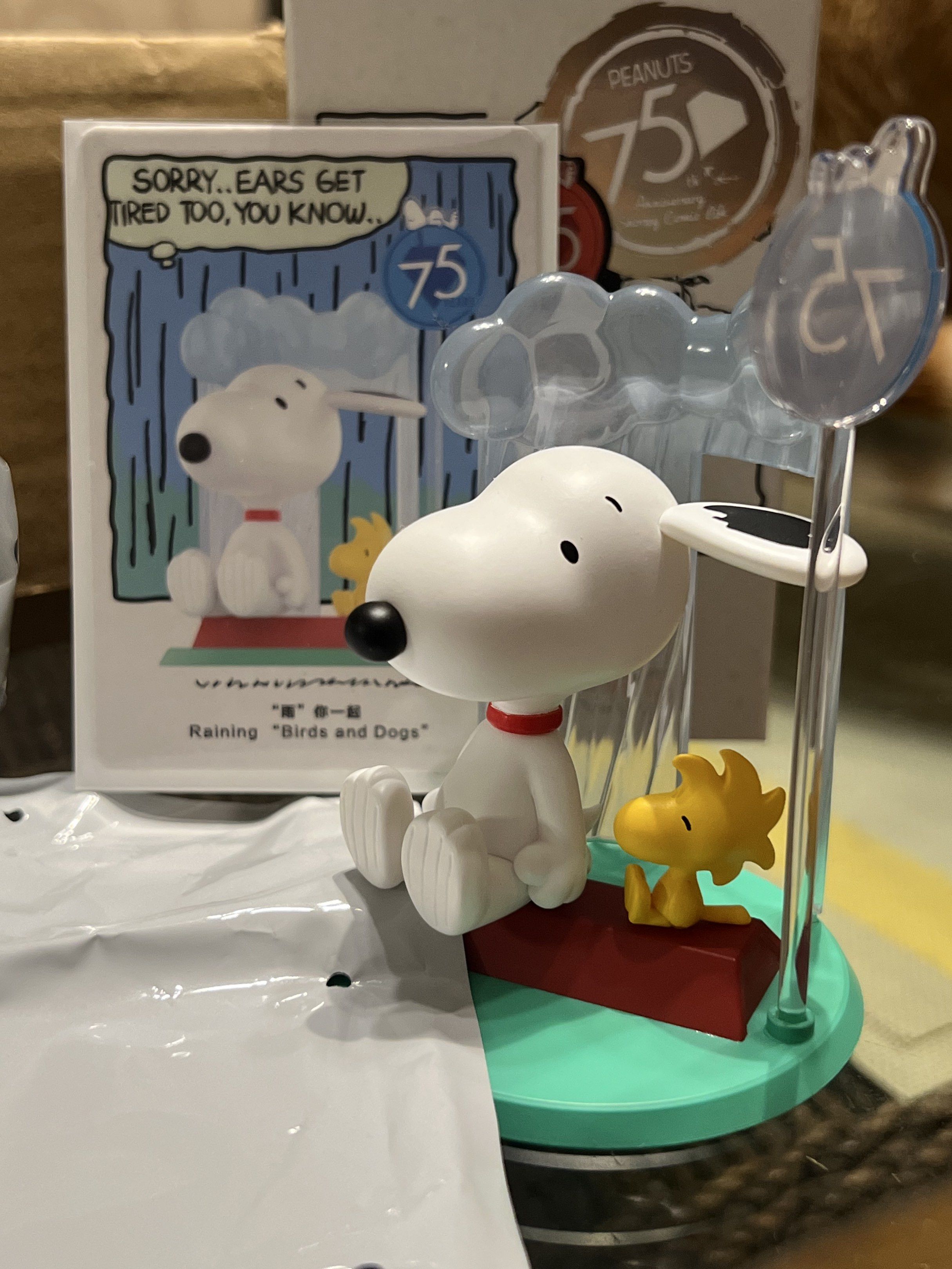 Peanuts 75th Anniversary Snoopy Comic Life Series Figures, Hobbies ...