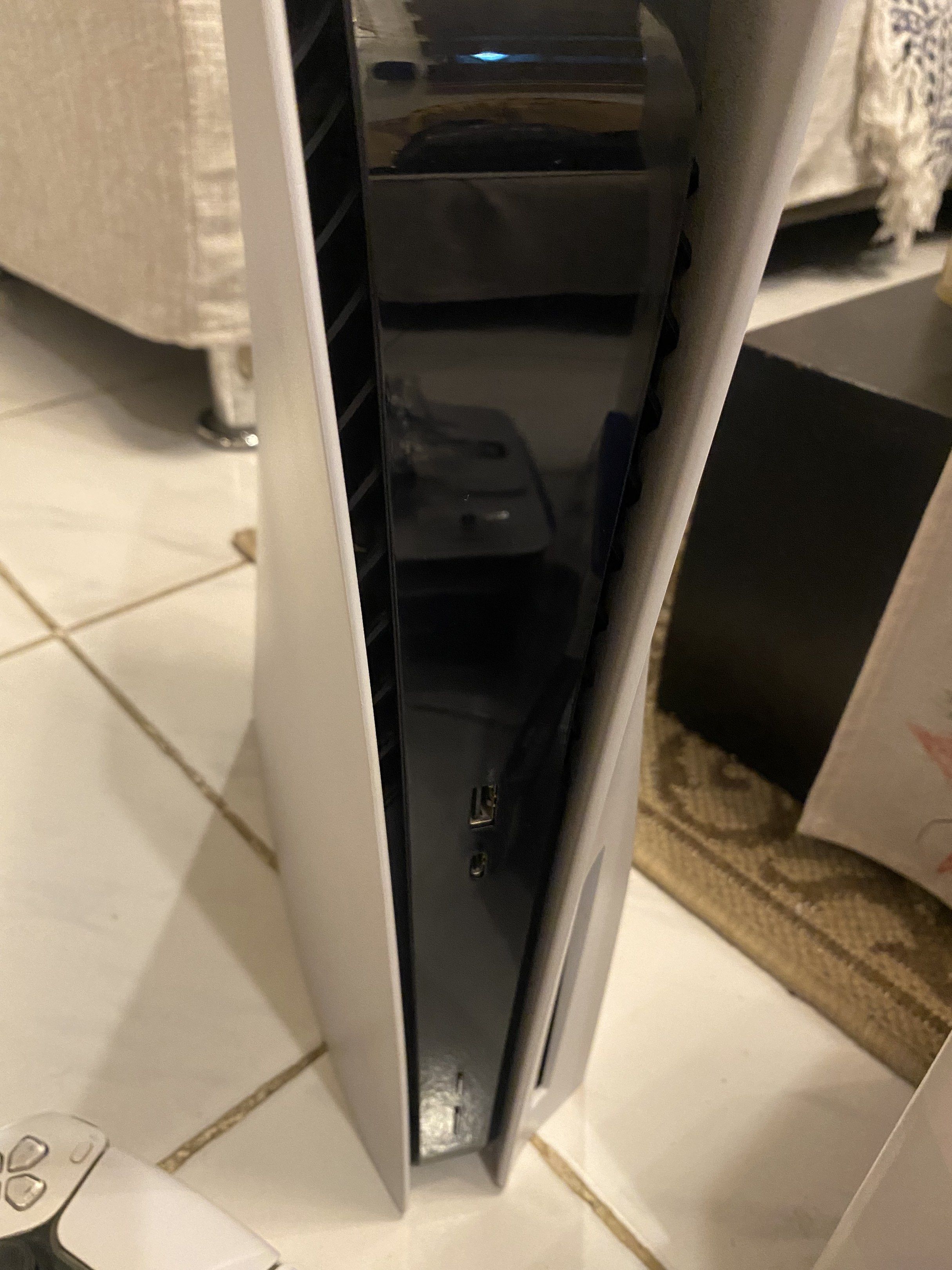 PS5 Phat Disc Edition 1TB (Category: PlayStation) located in Pasig City. Submitted by ajvvv (Listing ID 1419170604, Image 3). Description: For sale or trade! PS5 Phat Disc Edition 1TB With Two Dual Sense Controllers 1 game (Gran Turismo) Cooling stand Cables No issue and good as new! Seldom used only.