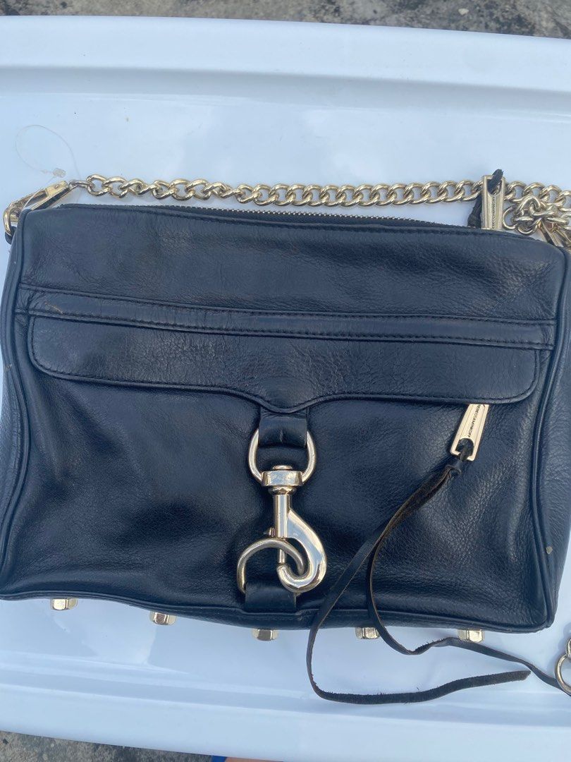 Rebecca Minkoff Studded Two Way Bag (Category: Purses & Pouches) located in San Juan City. Submitted by aiecapix (Listing ID 1419063042, Image 2). Description: Lightly Used no Flaws No Storage Smell Studs complete Real Leather RFS: Moving Out Sale.
