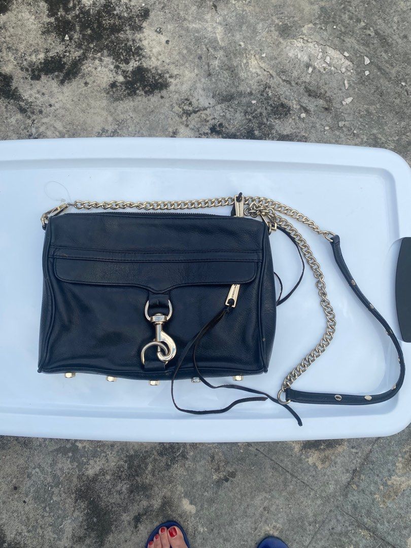 Rebecca Minkoff Studded Two Way Bag (Category: Purses & Pouches) located in San Juan City. Submitted by aiecapix (Listing ID 1419063042, Image 1). Description: Lightly Used no Flaws No Storage Smell Studs complete Real Leather RFS: Moving Out Sale.