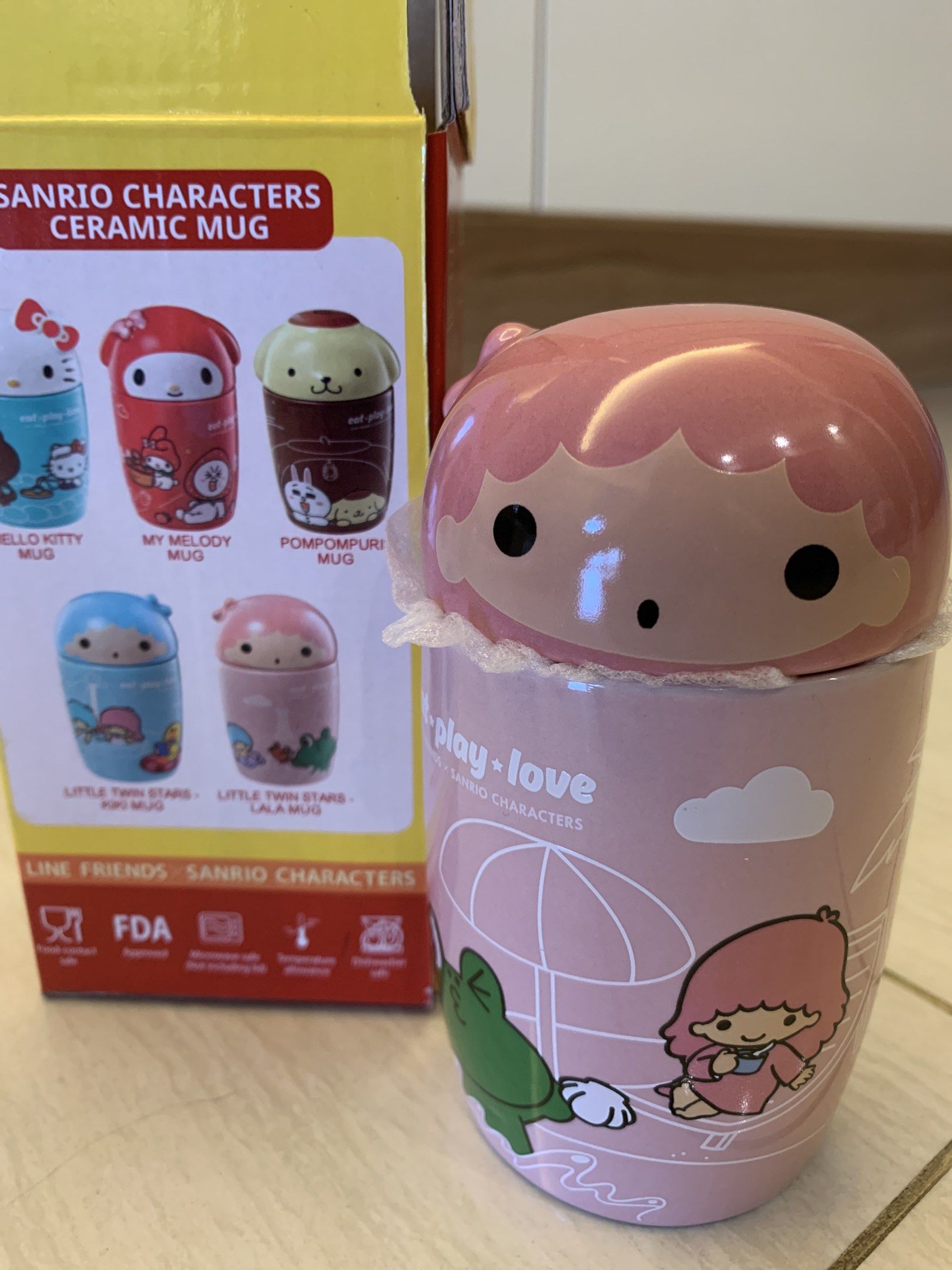 Sanrio Little Twin Stars Ceramic Mug
