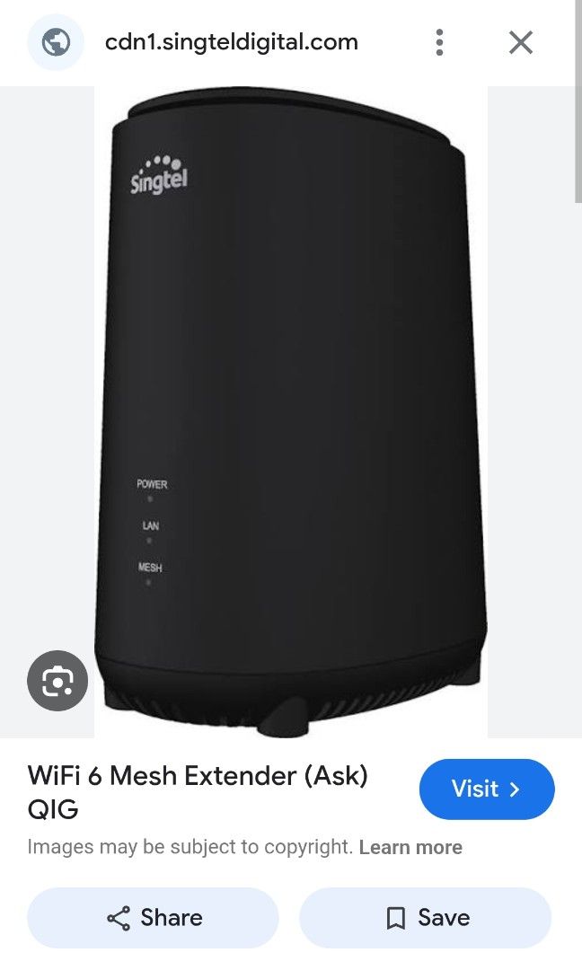 Singtel Wi-Fi 6 Router - Brand New443903987721840642