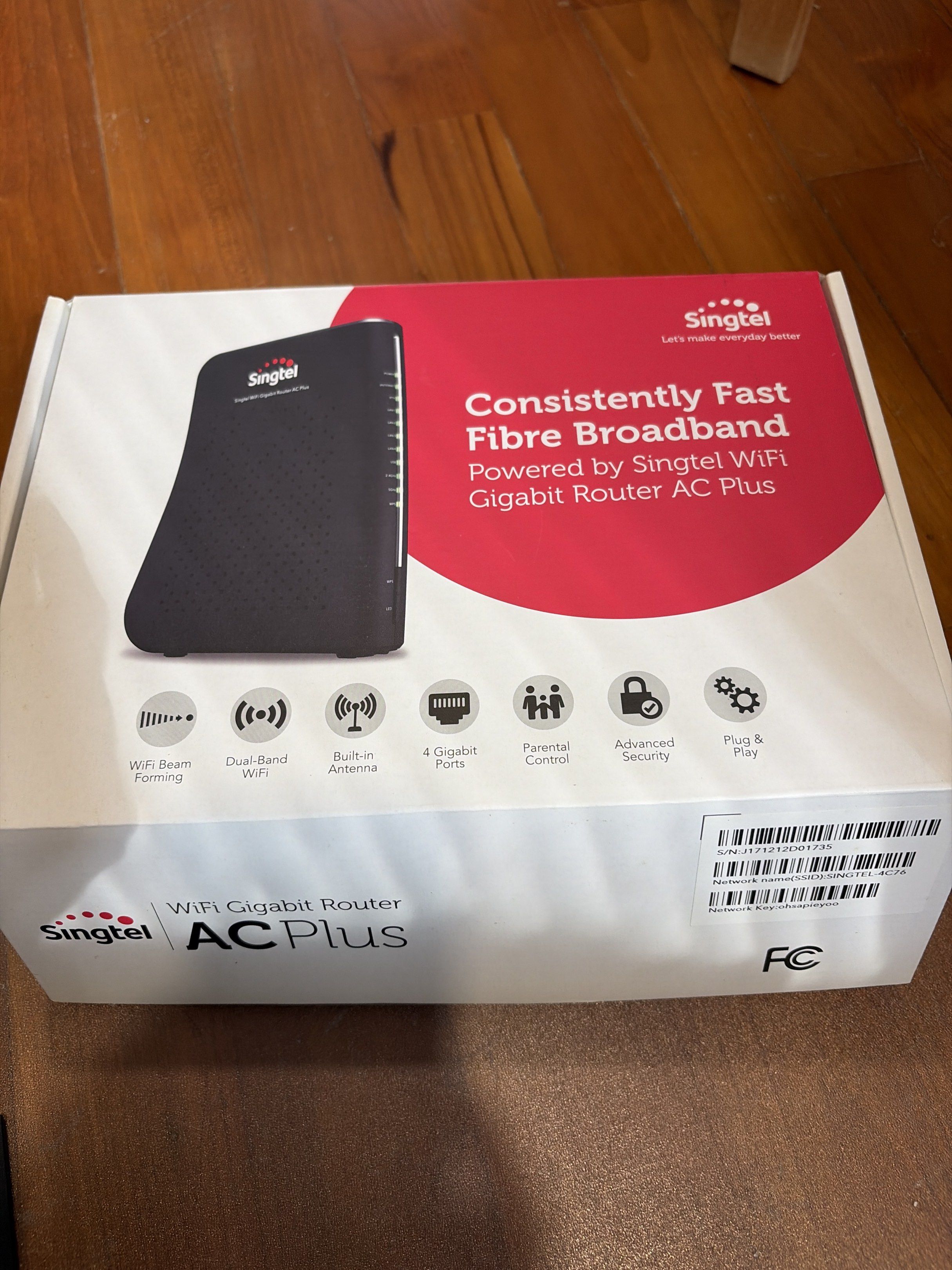 Singtel WiFi Gigabit Router AC Plus