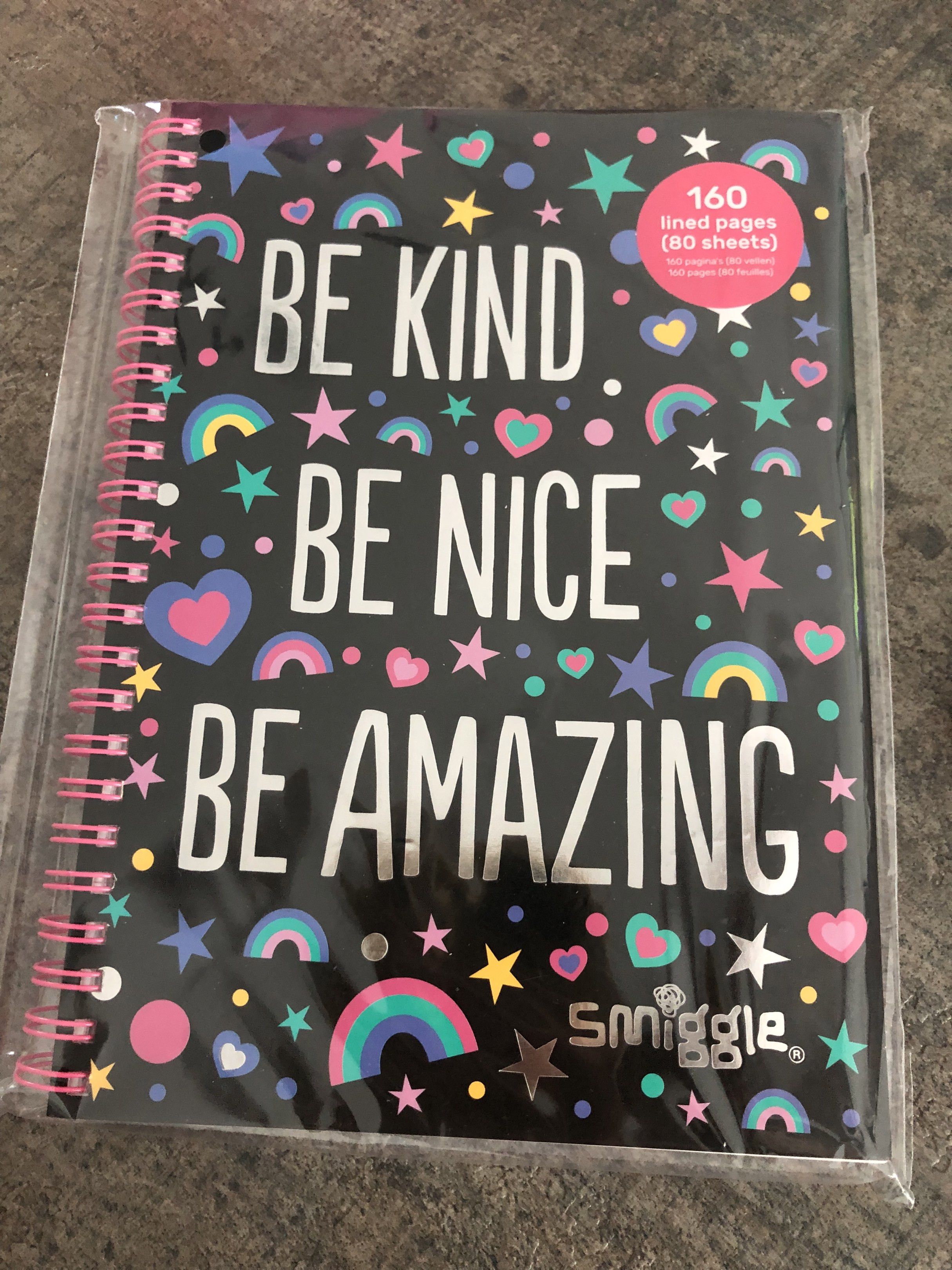 Smiggle Be Kind Notebook - 160 Pages (Category: Stationery & School Supplies) located in Singapore. Submitted by springcleaner88 (Listing ID 1419079090, Image 1). Description: .