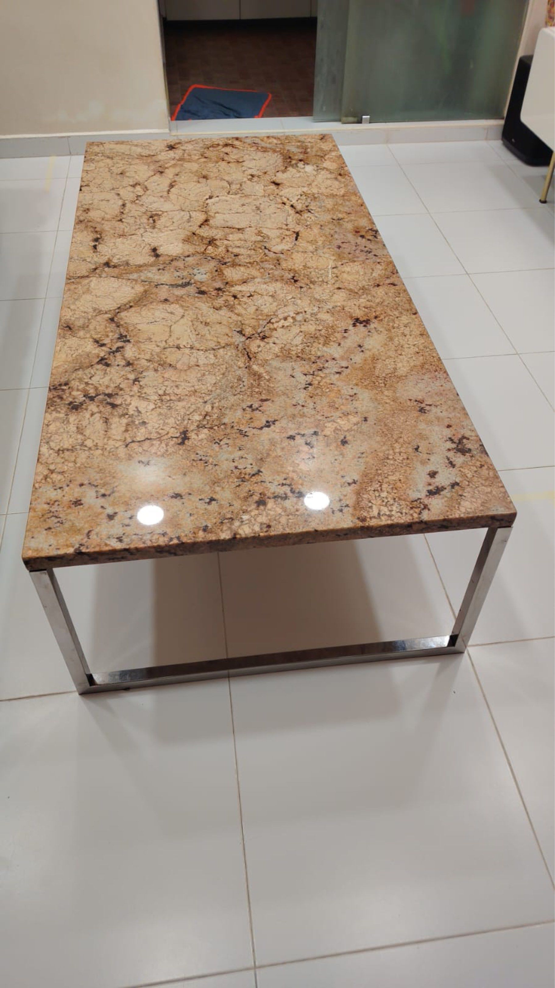 Solid Granite Coffee Table (Category: Tables & Sets) located in Singapore. Submitted by luxxx (Listing ID 1419133932, Image 1). Description: Solid Granite 1520mm x 710mm Price negotiable for sincere buyer. Thank you! .