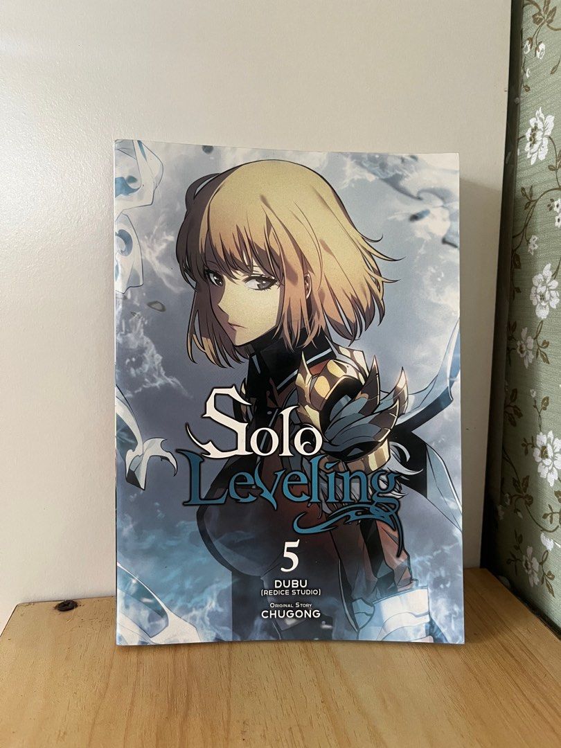 Solo Levelling vol. 5 (Category: Designer & Blind Box Toys) located in Las Pinas. Submitted by 16rillarainnie (Listing ID 1419054500, Image 1). Description: Can give discounts if purchasing 2 or more items.