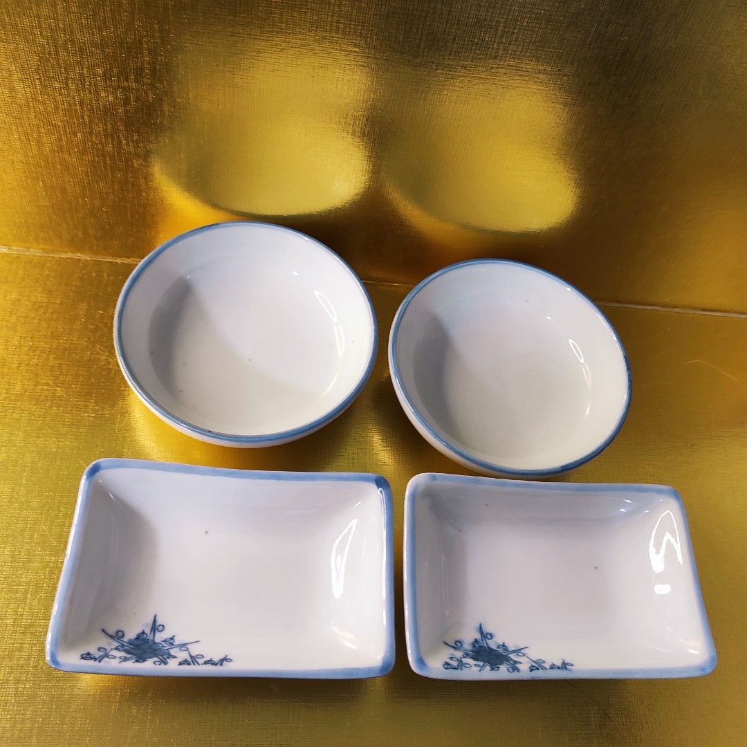 Soy Sauce Dish 40 pesos for 4-pc set (Category: Other Kitchenware & Tableware) located in Cainta. Submitted by fukunekojapansurplus (Listing ID 1419174328, Image 1). Description: take all for 40 pesos no issue ✨ A quick Yes or No after inquiry is appreciated ✨ 📍 Mayfield Park Residences Felix Ave Cainta ✅ Heads up! Kindly manage your expectations -- these are Japan Surplus items. Some are pre-loved, others brand new as indicated. 💥MINE today, P