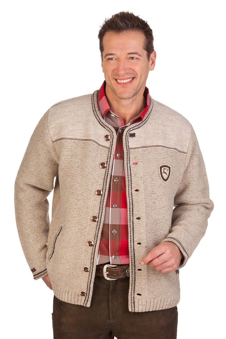 Spieth & Wensky Wool Jacket (Category: Coats, Jackets and Outerwear) located in Marikina City. Submitted by repurpose_studio (Listing ID 1419007242, Image 1). Description: - Unique wool-like texture - Red and white checkered lining - Button-up front - Two pockets - Decorative buttons - Logo patch on front - Brand tag - Neutral color with dark brown accents Winter for men Jacket, winter clothes.