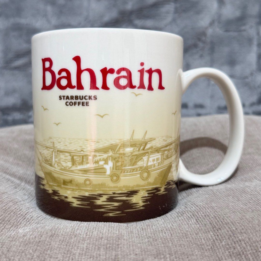 Starbucks Bahrain Icon Mug (Category: Coffee & Tea Tableware) located in Pasig City. Submitted by cafeverona333 (Listing ID 1419011610, Image 1). Description: - Starbucks Bahrain mug Brand New NO SKU Unused With some paint scratches With signs of storage With white box Excess from Personal Collection GPayment or BPI QR Meet up in Greenbelt (T/TH) or Estancia Mall (weekend) Lala Grab LBC (Buyers Expense) Item Location: Makati or Pasig City - Featu