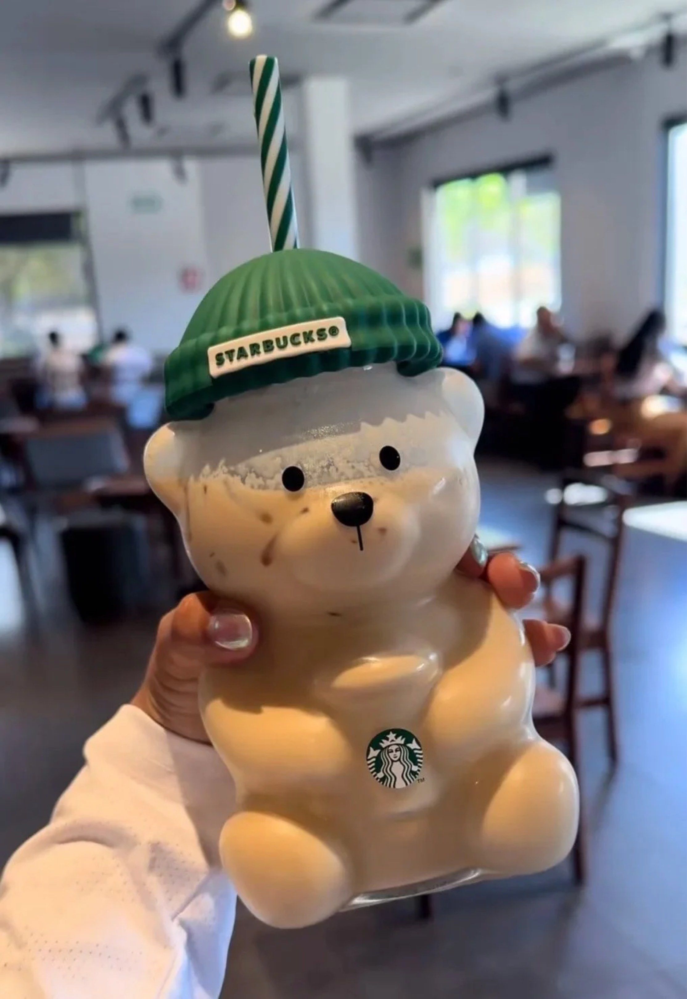 Starbucks Bearista Bear Tumbler with Straw