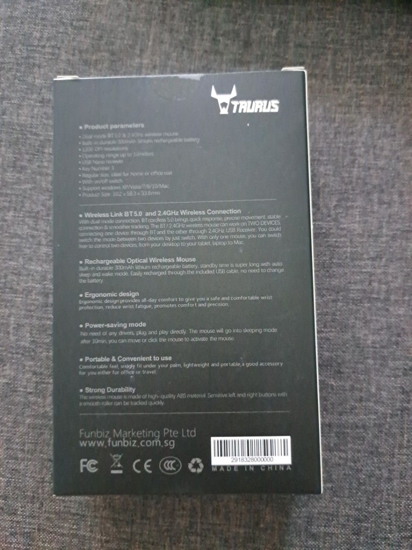 Taurus Wireless Mouse444121561433395201