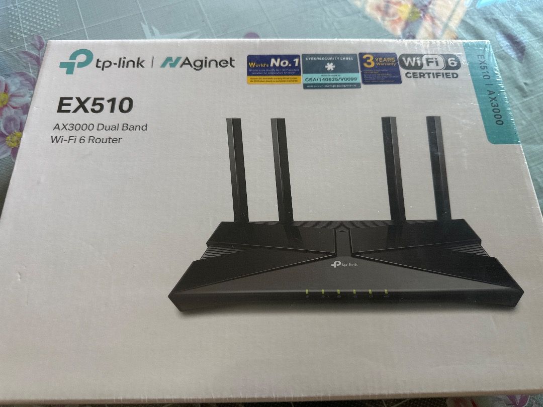 TP-Link EX510 AX3000 Dual Band Wi-Fi 6 Router, Computers & Tech, Parts ...