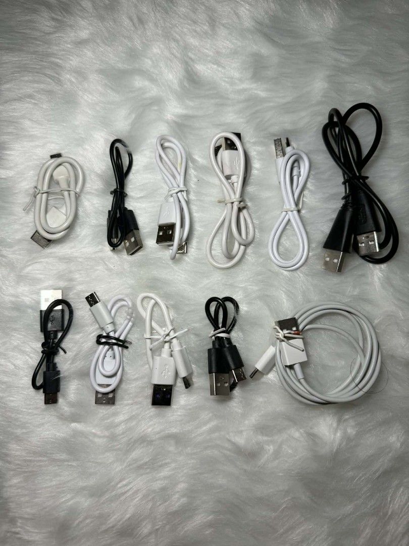 TAKE ALL‼️ Type C Assorted Charging Cables (Category: Chargers & Cables) located in Manila. Submitted by abcdcv (Listing ID 1419191435, Image 1). Description: - All Type C Charging Cables - Never nagamit - All working and in good condition.