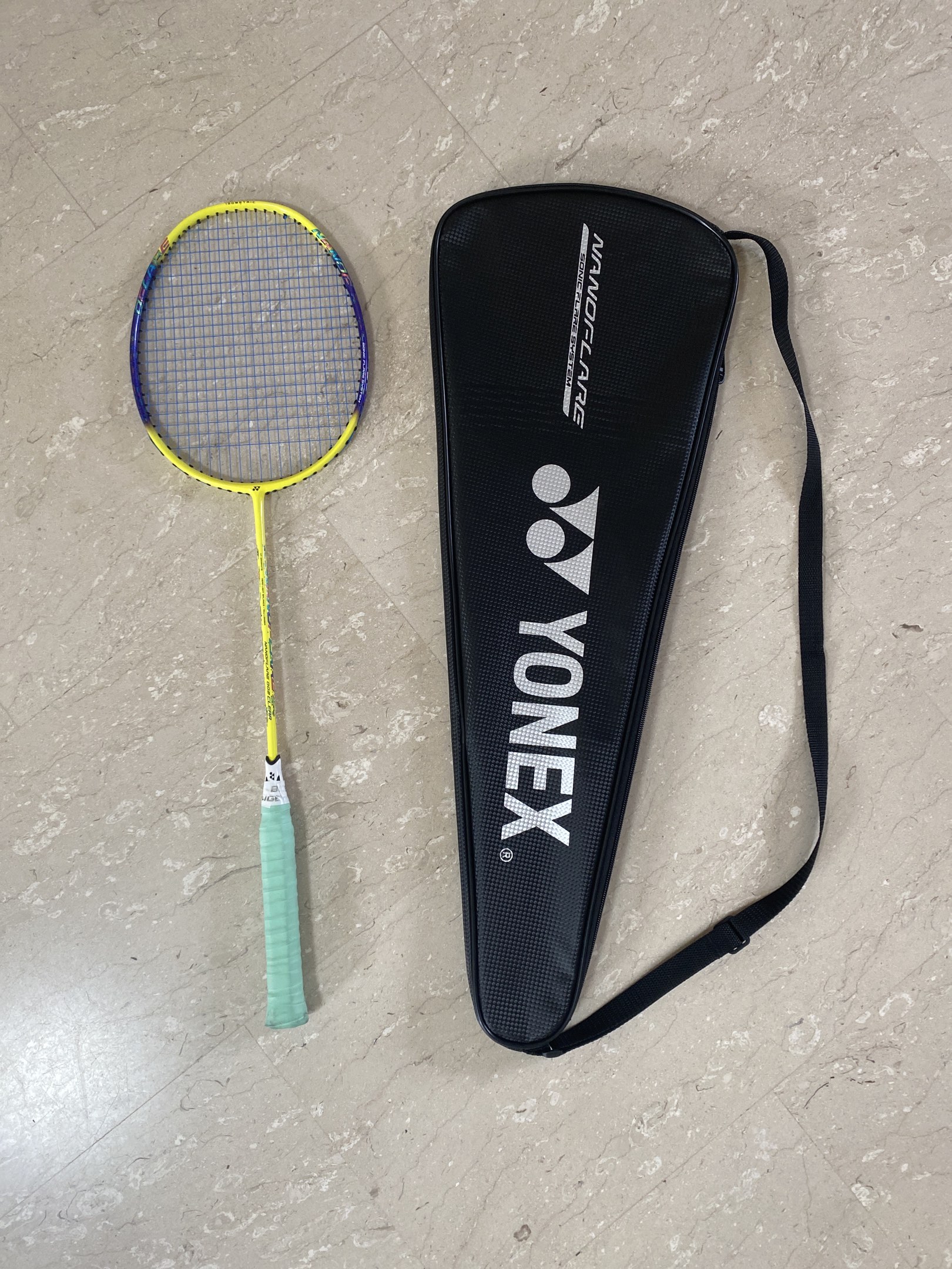Yonex Nanoflare 002 Clear Badminton Racket, Sports Equipment, Sports ...