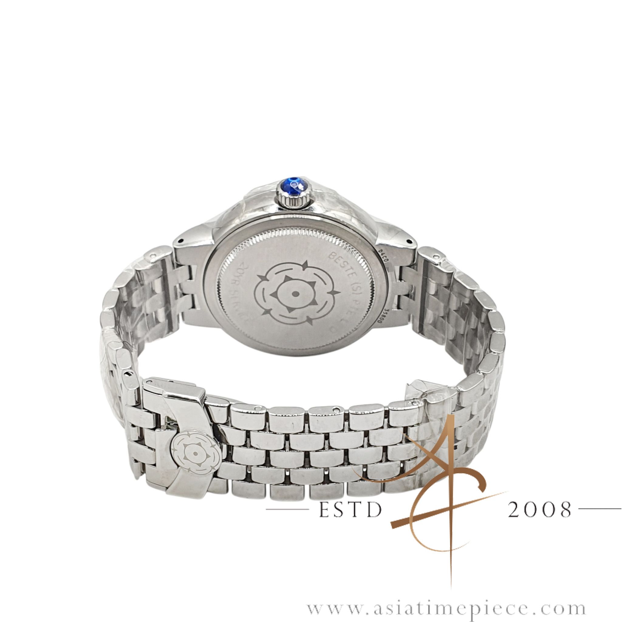 2022 Unworn Tudor Clair de Rose 35800 34mm Opaline Diamond Dial Full Set (Category: Watches) located in Singapore. Submitted by asiatimepiece (Listing ID 1420809106, Image 2). Description: Tudor Clair de Rose 34mm Retail: S$5,220 as at Feb 2026 SKU: 113/S Comes with: Full set - double box, manuals, warranty card dated Oct 2022 Warranty: Tudor international warranty until Oct 2027 Remarks: Unworn condition, caseback engraved with company long serv