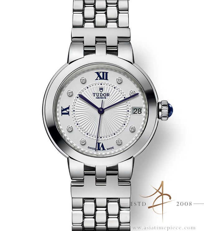 2022 Unworn Tudor Clair de Rose 35800 34mm Opaline Diamond Dial Full Set (Category: Watches) located in Singapore. Submitted by asiatimepiece (Listing ID 1420809106, Image 1). Description: Tudor Clair de Rose 34mm Retail: S$5,220 as at Feb 2026 SKU: 113/S Comes with: Full set - double box, manuals, warranty card dated Oct 2022 Warranty: Tudor international warranty until Oct 2027 Remarks: Unworn condition, caseback engraved with company long serv