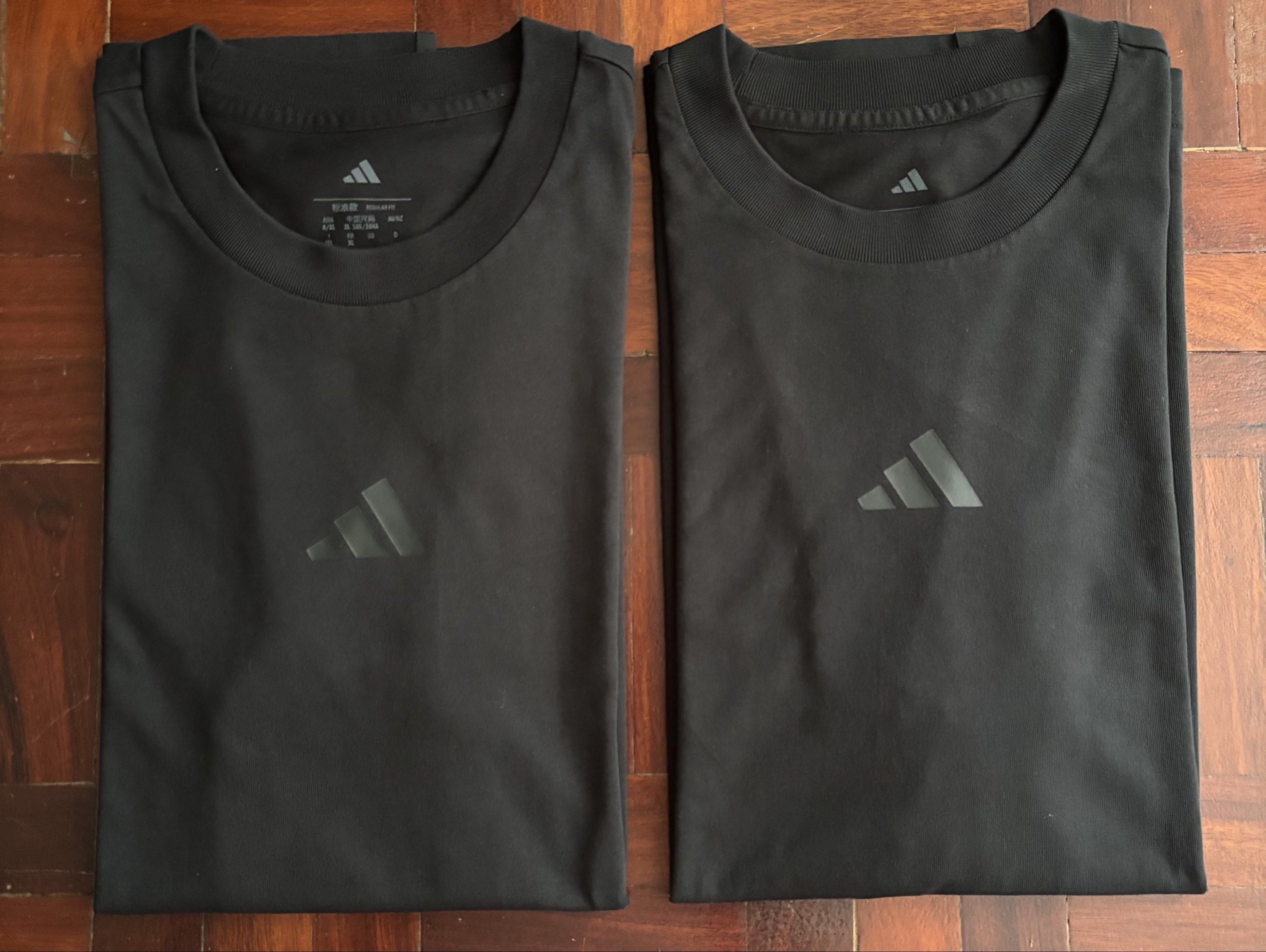 2 Adidas Black T-Shirt (Category: Tshirts & Polo Shirts ) located in Quezon City. Submitted by jcs_items (Listing ID 1420779446, Image 1). Description: 2 Adidas City Escape shirt XL Brand new- never been used/ washed only RFS: too small/ online purchase.
