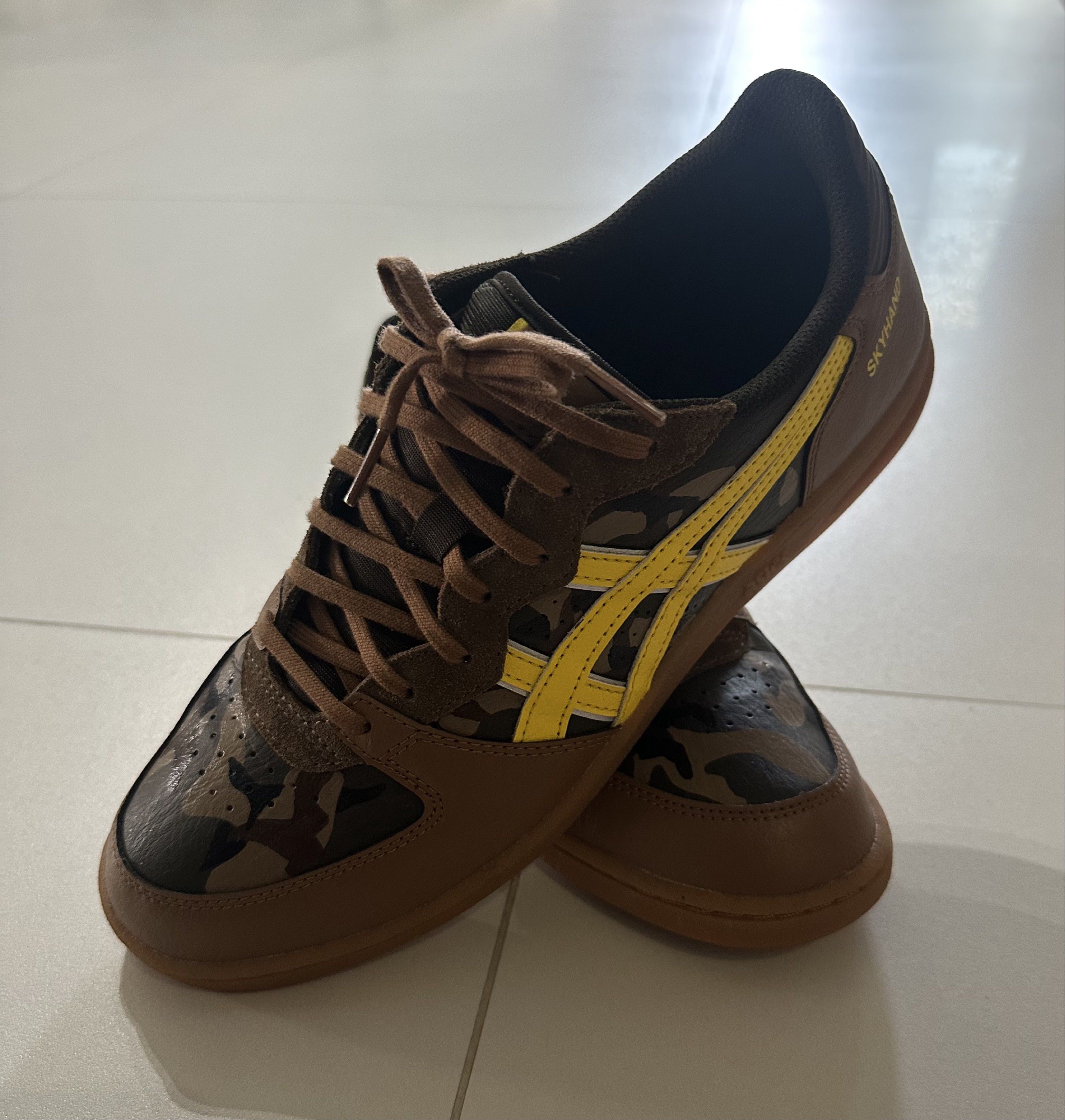 Asics Skyhand OG custom design (Category: Sneakers) located in Singapore. Submitted by dradioj (Listing ID 1420848186, Image 3). Description: Like new. Wear 3x only. Custom design. .
