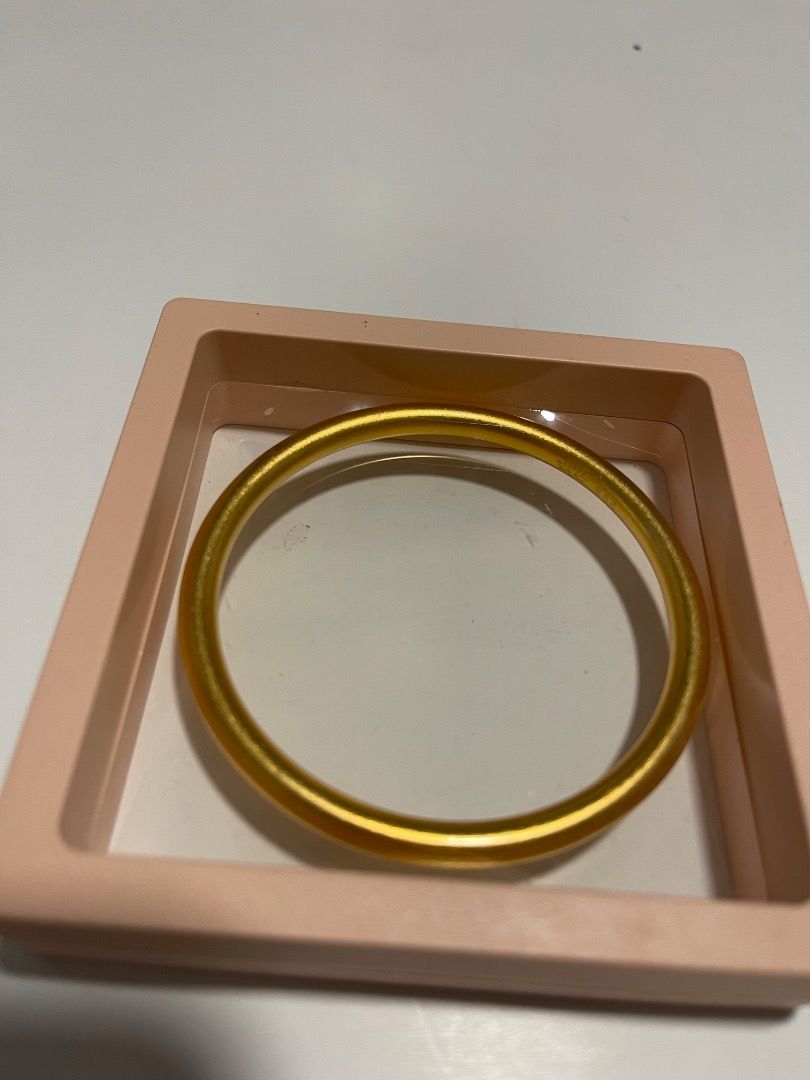 Bangles (Category: Bracelets) located in Singapore. Submitted by BeauTy2113 (Listing ID 1420891713, Image 4). Description: Bangles in latest Ancient Sandy finished of sandy 24k gold filled , very sturdy and lasting . 60 cm in diameter. ONLY $138.-.