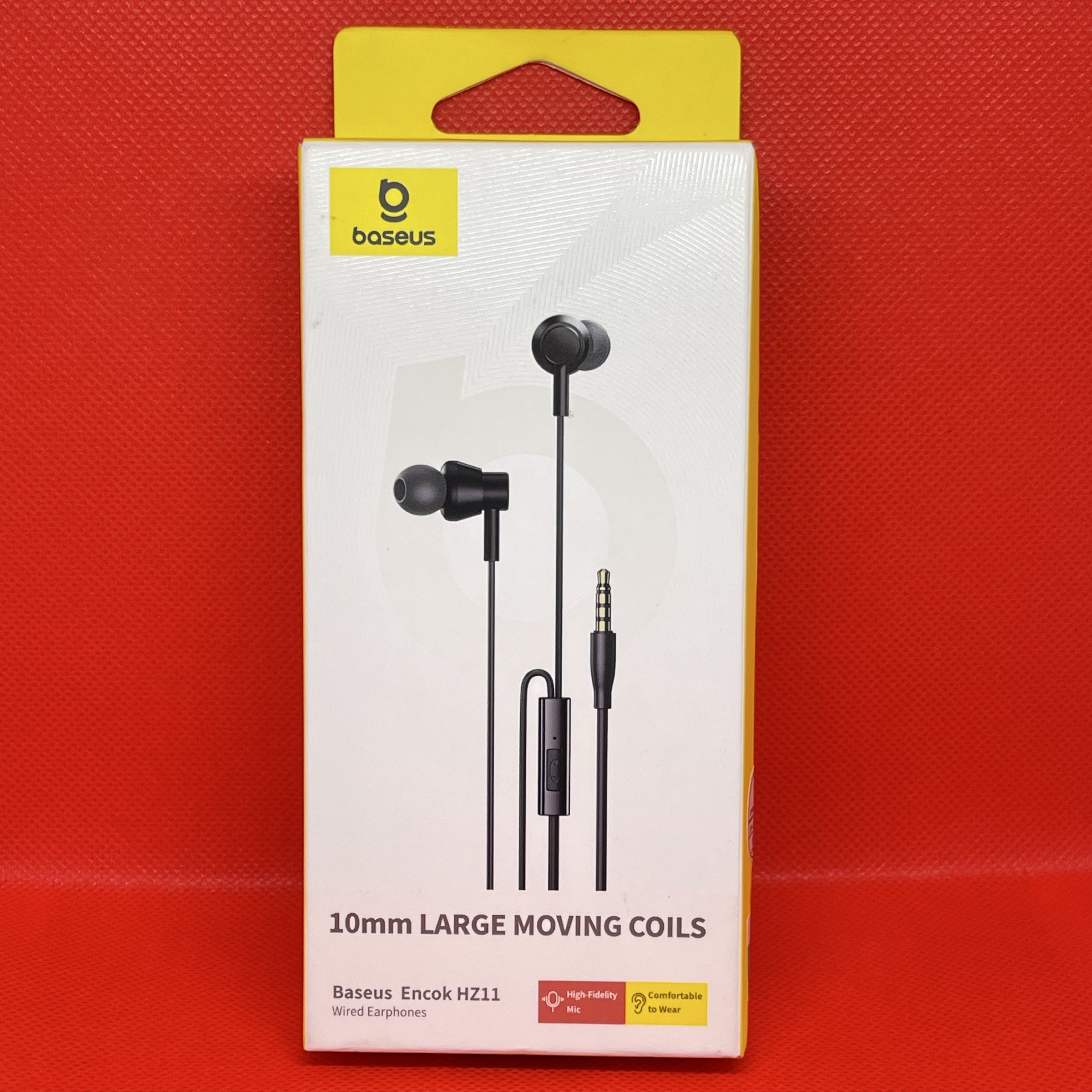Baseus Wired Earphone (Category: Earphones) located in San Leonardo. Submitted by emn_gadgetgrid (Listing ID 1420897539, Image 1). Description: Baseus Enock HZ11 Wired Earphones Original brand • Stylish black design • Features 10mm large moving coils • Comfortable to wear • High-quality sound • Perfect for music and calls.