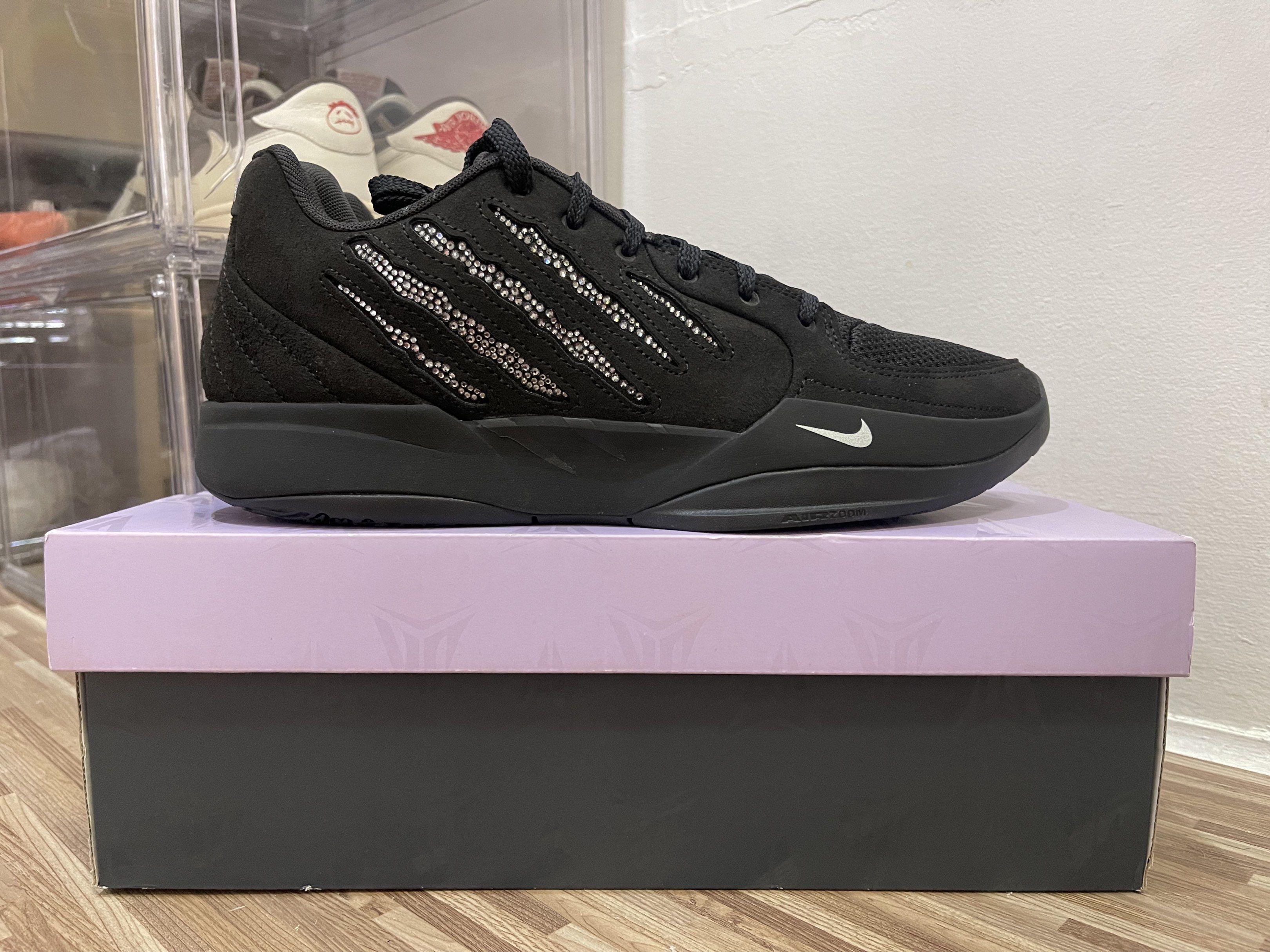 Black label (Category: Sneakers) located in Manila. Submitted by JustInCase (Listing ID 1420824910, Image 1). Description: For sale Ja 2 scratch “Black Label Swarovski” Brand new Size 9.5 Srp: 13,895 Now: 11,500 Meet ups: SM San Lazaro, Rob Manila, Megamall, Gateway Delivery/shipping (c/o buyer).