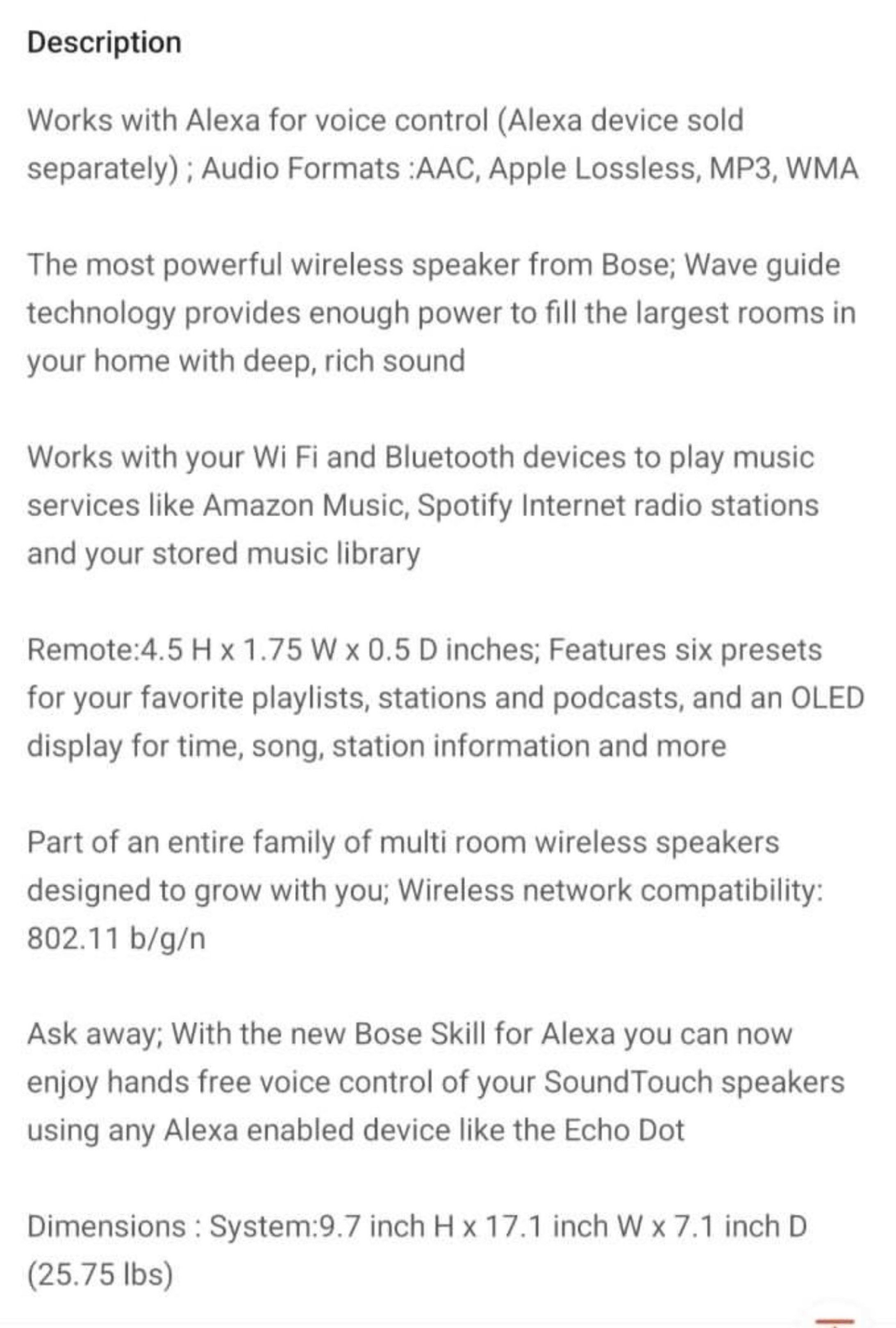 Bose sound touch 20 Speaker (Category: Soundbars, Speakers & Amplifiers) located in Singapore. Submitted by tradeexotics (Listing ID 1420844530, Image 3). Description: Uses wifi to stream FM radio channels . Download App ( Soundtouch) from App Store for setup with the speaker . https://youtu.be/u2zD4z9hV4k?si=-mchPcBVRG7gHQv_.