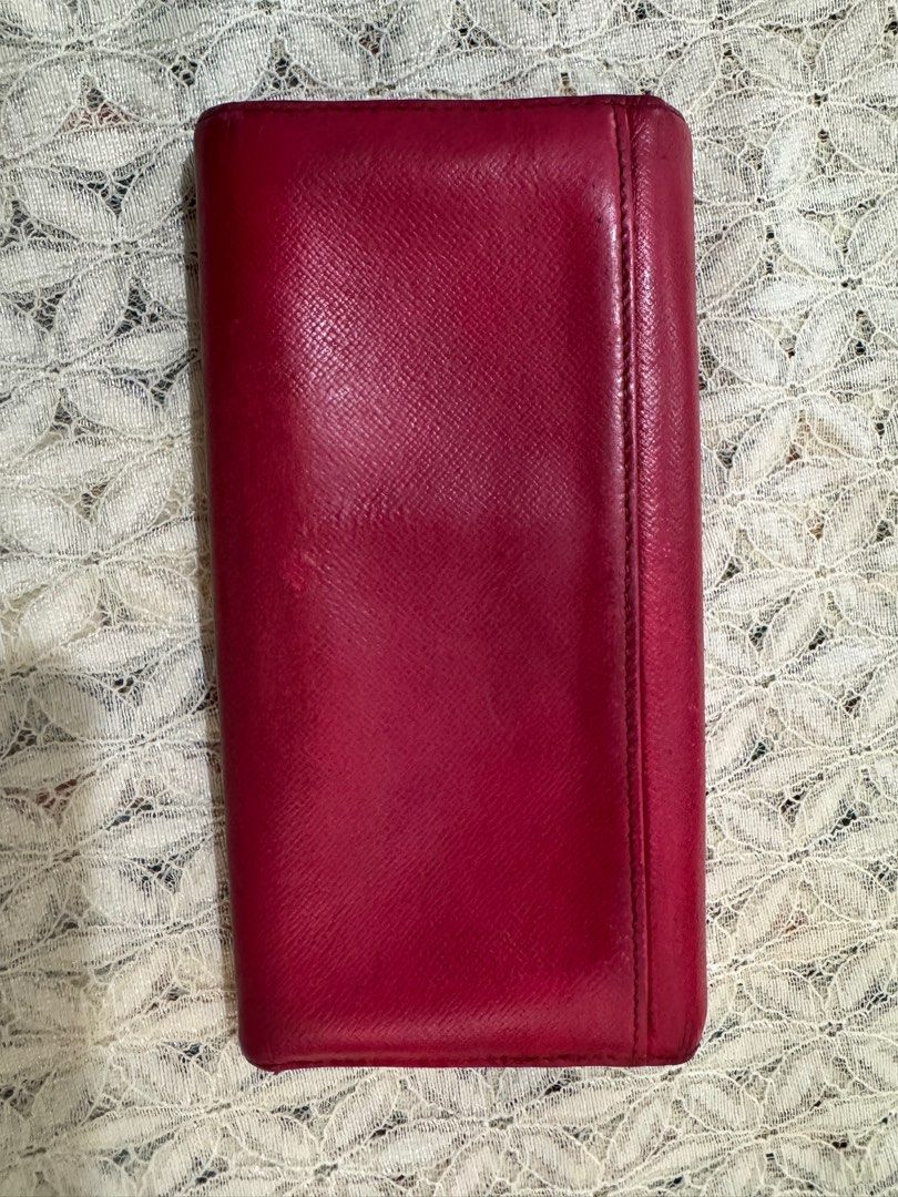 Bruno Magli Red Leather Wallet (Category: Wallets & Card holders) located in Rizal. Submitted by darcybarlowe (Listing ID 1420855153, Image 2). Description: all leather, faded red, inside loks new.