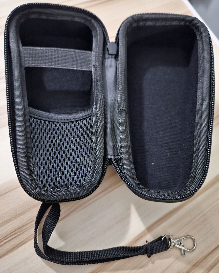 Carrying Case for Electric Shaver (Category: Men's Grooming) located in Makati City. Submitted by KuWeLaDevil01 (Listing ID 1420860854, Image 3). Description: NOTE: Shaver & Charger are not included (It's not hygienic to buy these 2nd-hand.) Used twice only for a total of eight (8) local travel days. Exterior is made of premium hard EVA material while the interior is soft, giving full protection for the shaver. There is an extra mesh pocket for s