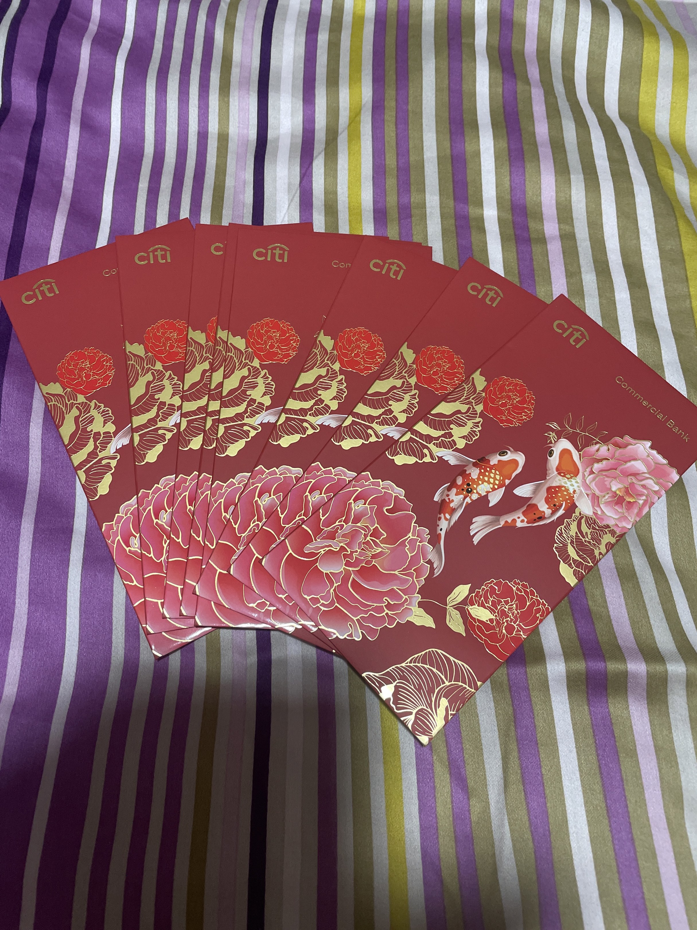 Citi Red Packets - Koi Fish Design 2026, Hobbies & Toys, Stationery ...