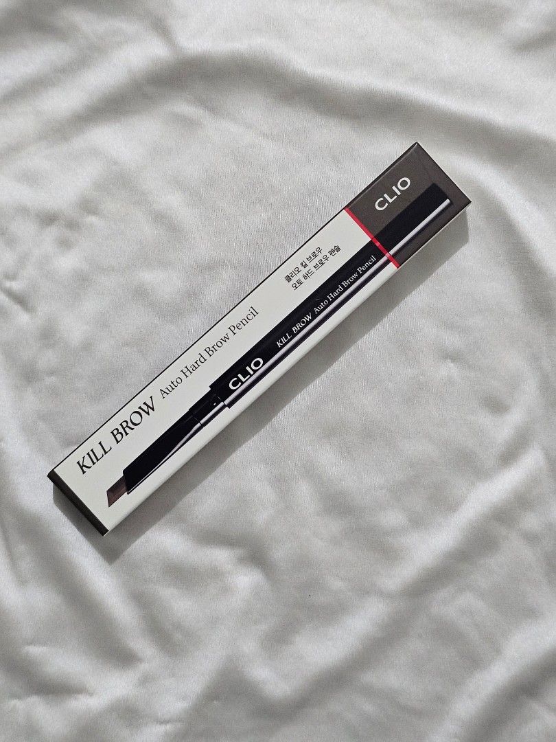 CLIO kill brow pencil (Category: Makeup) located in Pasig City. Submitted by pupcld (Listing ID 1420899661, Image 1). Description: rfs: too much makeup.