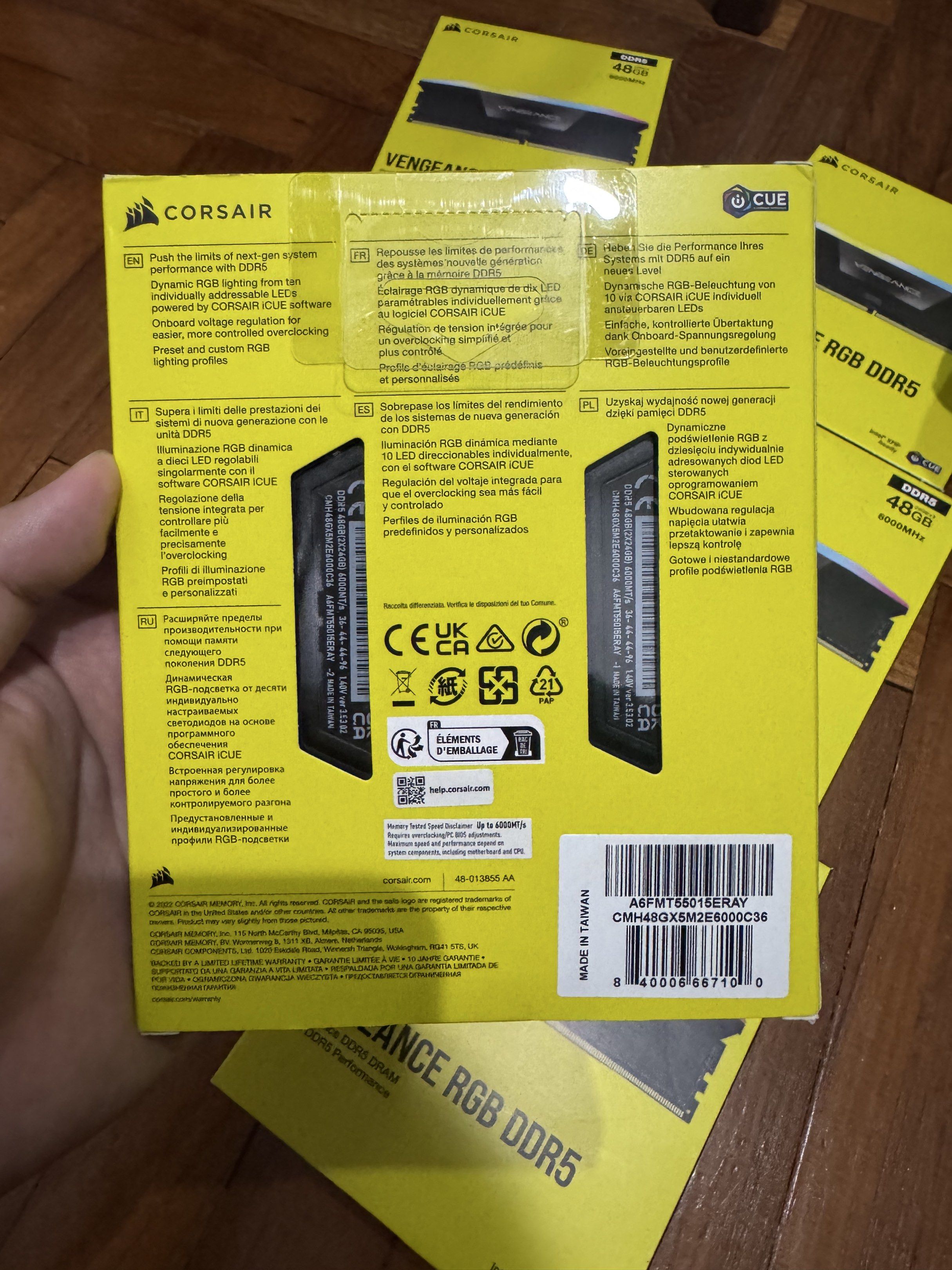 Corsair Vengeance RGB DDR5 48GB 6000MHz RAM Computers Tech Parts Corsair Vengeance Rgb Ddr5 48g 1770724025 Bab845a4 Progressive 