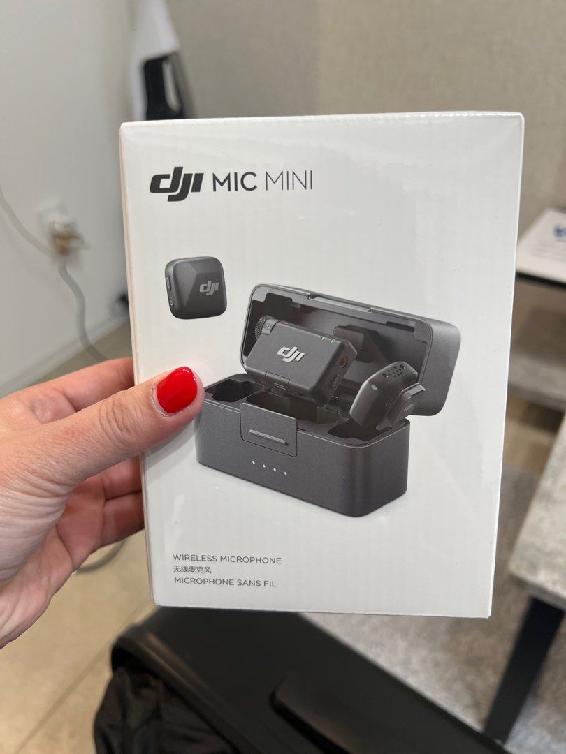 DJI Mic Mini 2 Wireless Microphone (Category: Microphones) located in Mandaluyong City. Submitted by forloveandvanity (Listing ID 1420767894, Image 1). Description: Brand new Dji Mic mini 2 transmitter 1 receiver unboxed for tiktok:) brand new.