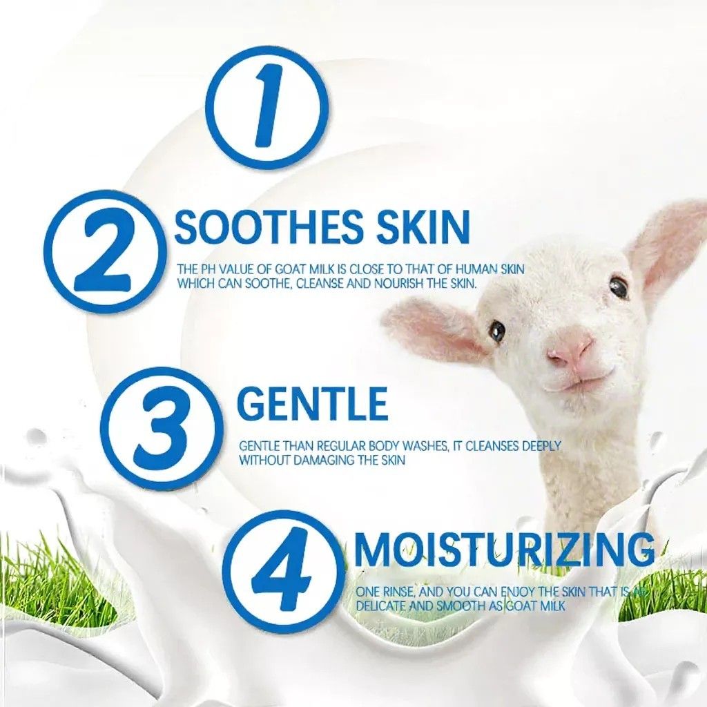 Goat Milk Moisturizing Shower Gel 500ml (Category: Bath) located in Manila. Submitted by malianman (Listing ID 1420801104, Image 2). Description: - Goat Milk Shower Gel - Moisturizes and rejuvenates skin - Soothes skin with a pH close to human skin - Gentle formula for deep cleansing - Leaves skin delicate and smooth - Buy 1 Take 1!.