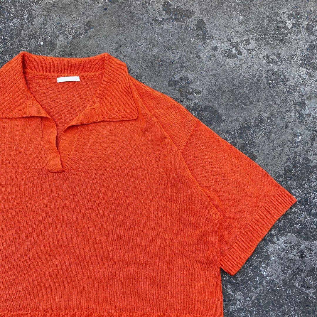 GU Skipper Polo Sweater (Short Sleeve) (Category: Shirts) located in Calamba. Submitted by thriftguide (Listing ID 1420794052, Image 3). Description: GU Skipper Polo Sweater (Short Sleeve) Authentic Like New Condition No Issue Size Large on tag, Fits XL Width: 23.5” Length: 23.5”.