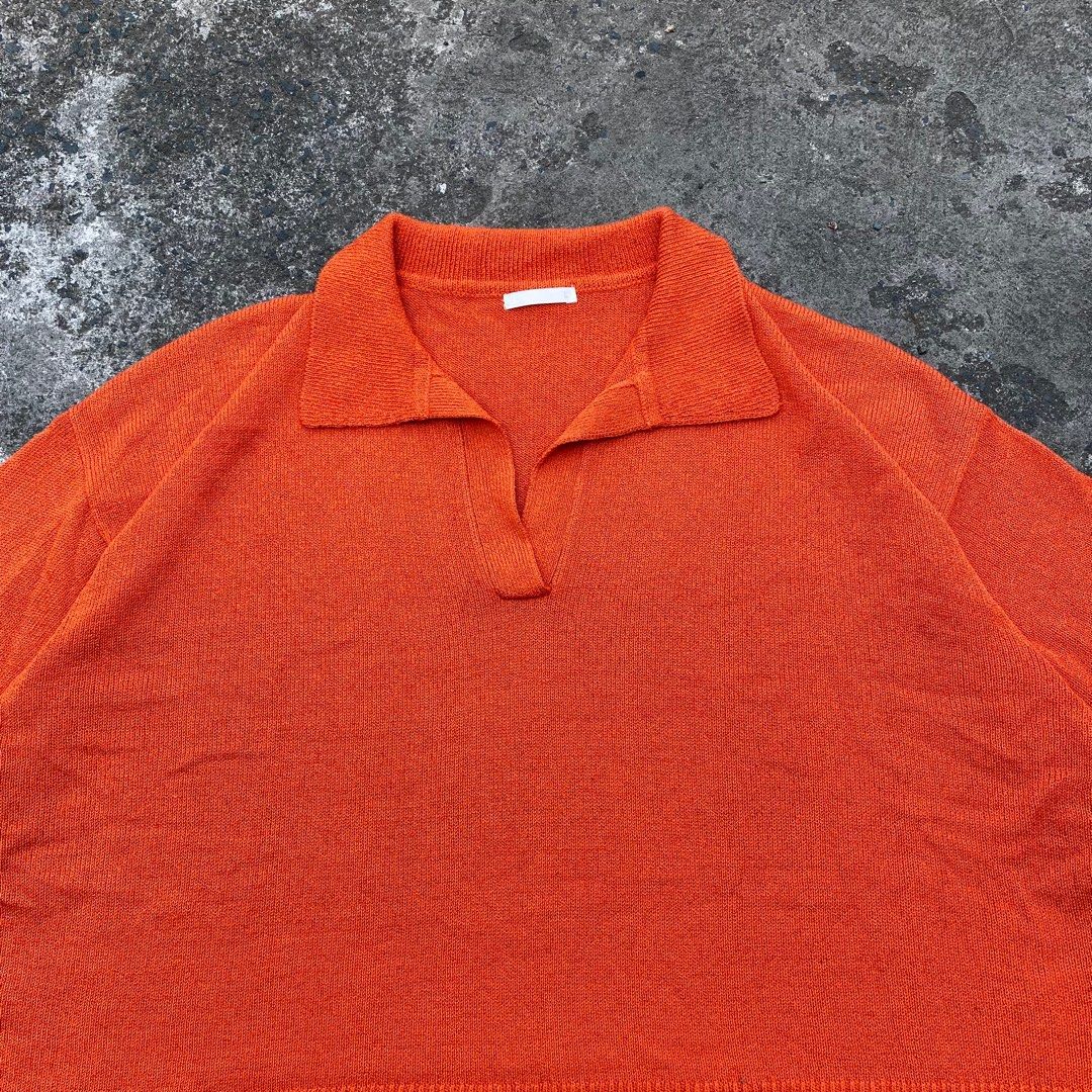 GU Skipper Polo Sweater (Short Sleeve) (Category: Shirts) located in Calamba. Submitted by thriftguide (Listing ID 1420794052, Image 2). Description: GU Skipper Polo Sweater (Short Sleeve) Authentic Like New Condition No Issue Size Large on tag, Fits XL Width: 23.5” Length: 23.5”.