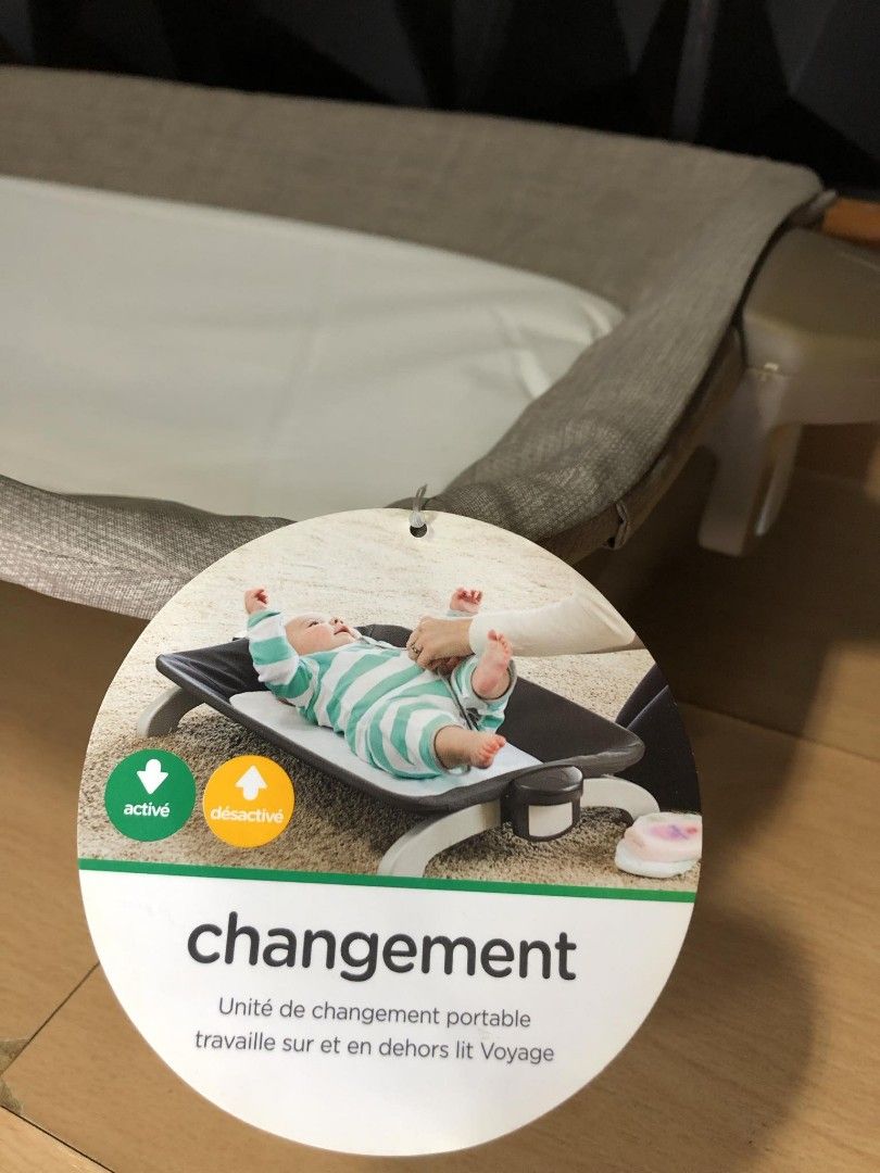 Joie Change Portable Changing Unit (Category: Changing Mats & Accessories) located in Bacoor. Submitted by axxesbabyshopph (Listing ID 1420819737, Image 2). Description: unused brandnew with tag 💯 Authentic JOIE Changing portable unit wipe to clean, waterproof material perfect for on the go or travel with baby.